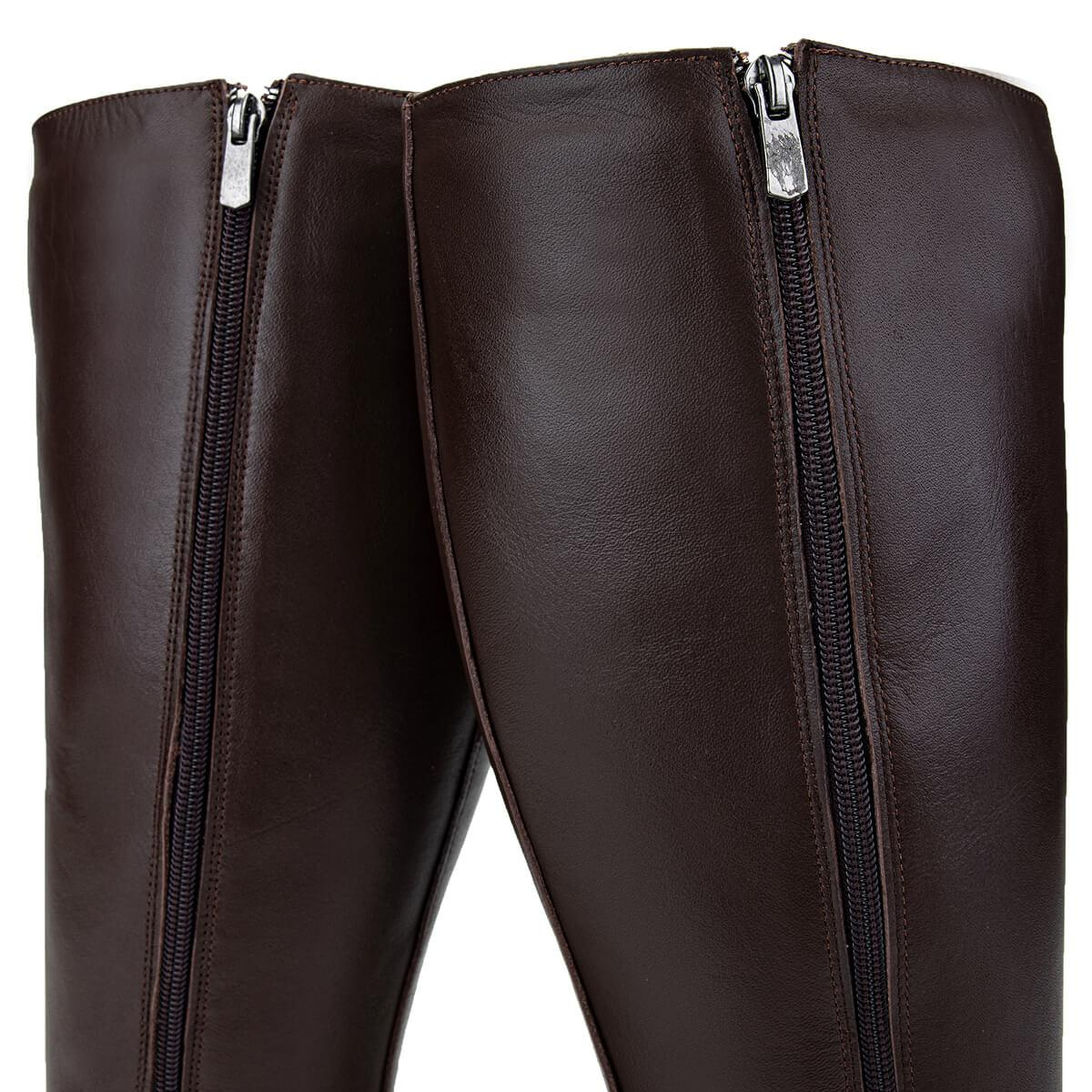 Tamer Tanca Kadın Hakiki Deri Kahverengi Klasik Çizme