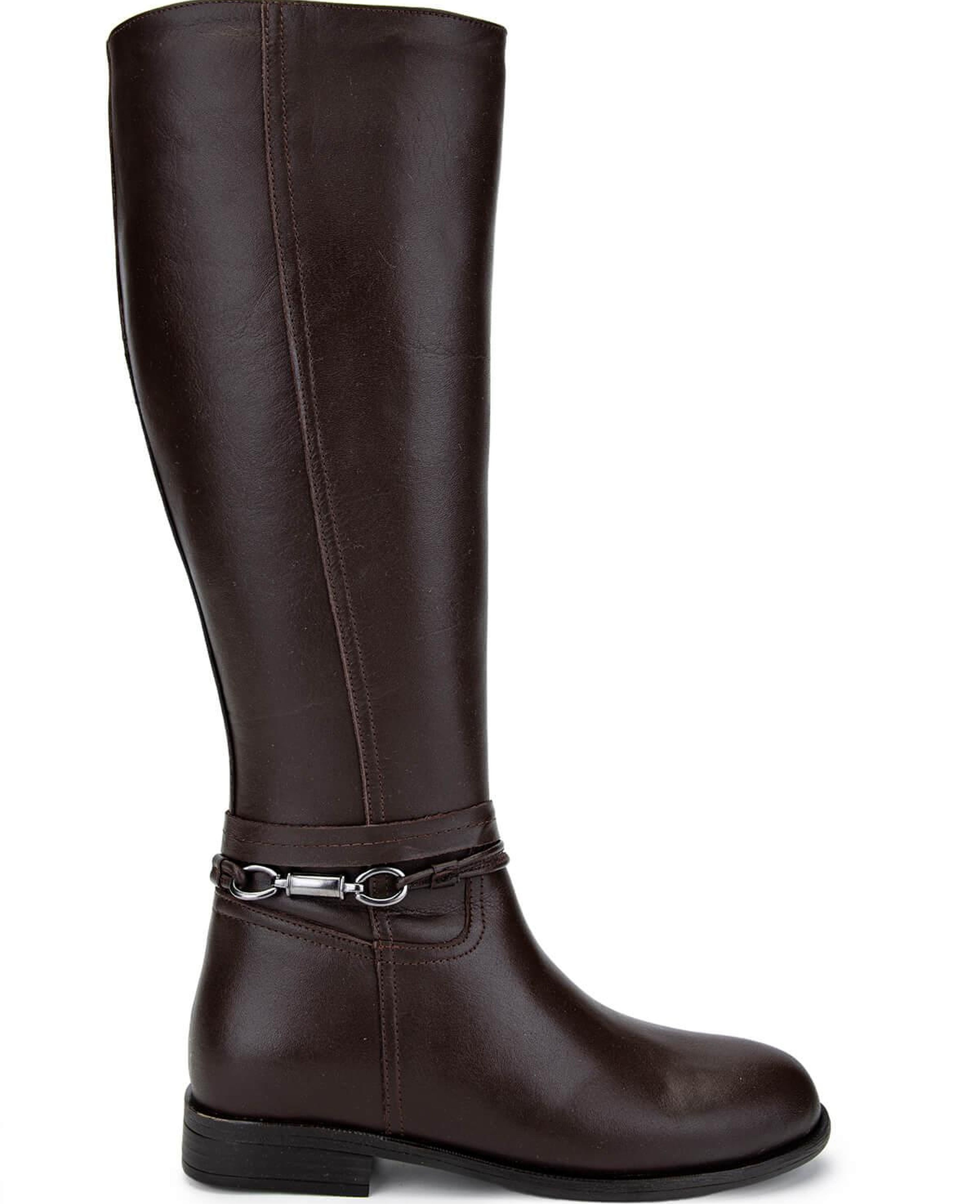 Tamer Tanca Kadın Hakiki Deri Kahverengi Klasik Çizme