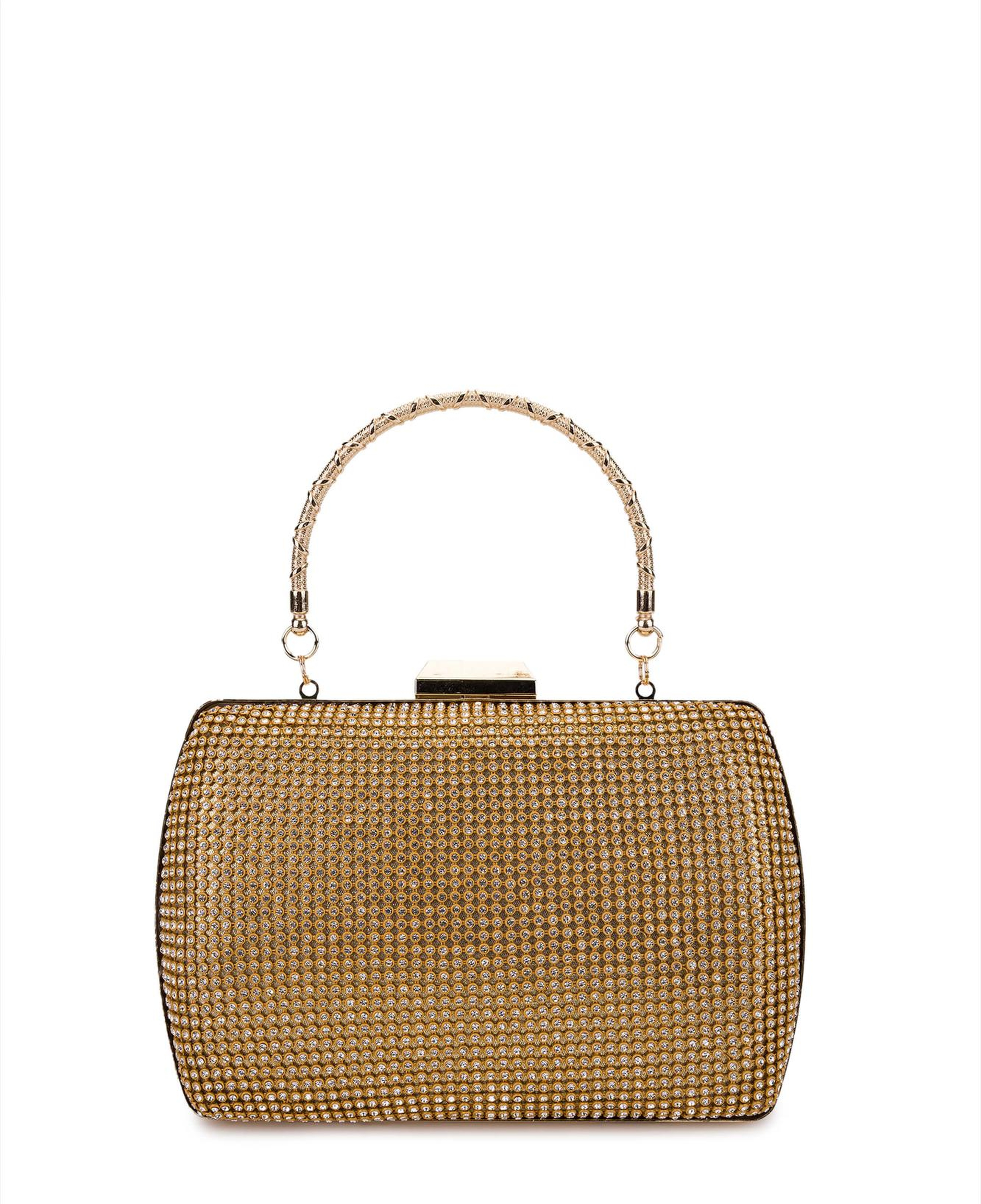 Tamer Tanca Kadın Vegan Sarı Abiye Çanta