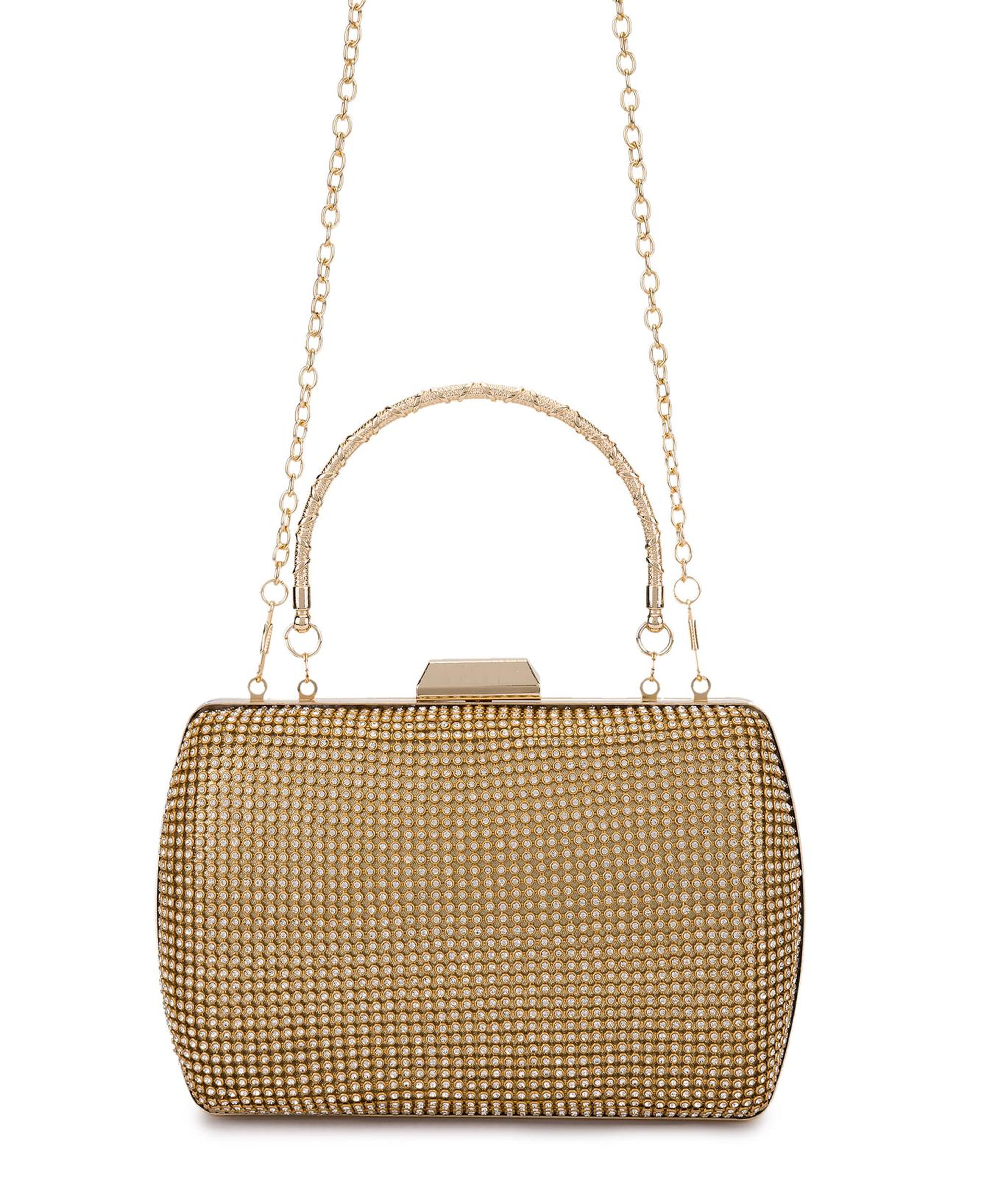 Tamer Tanca Kadın Vegan Sarı Abiye Çanta