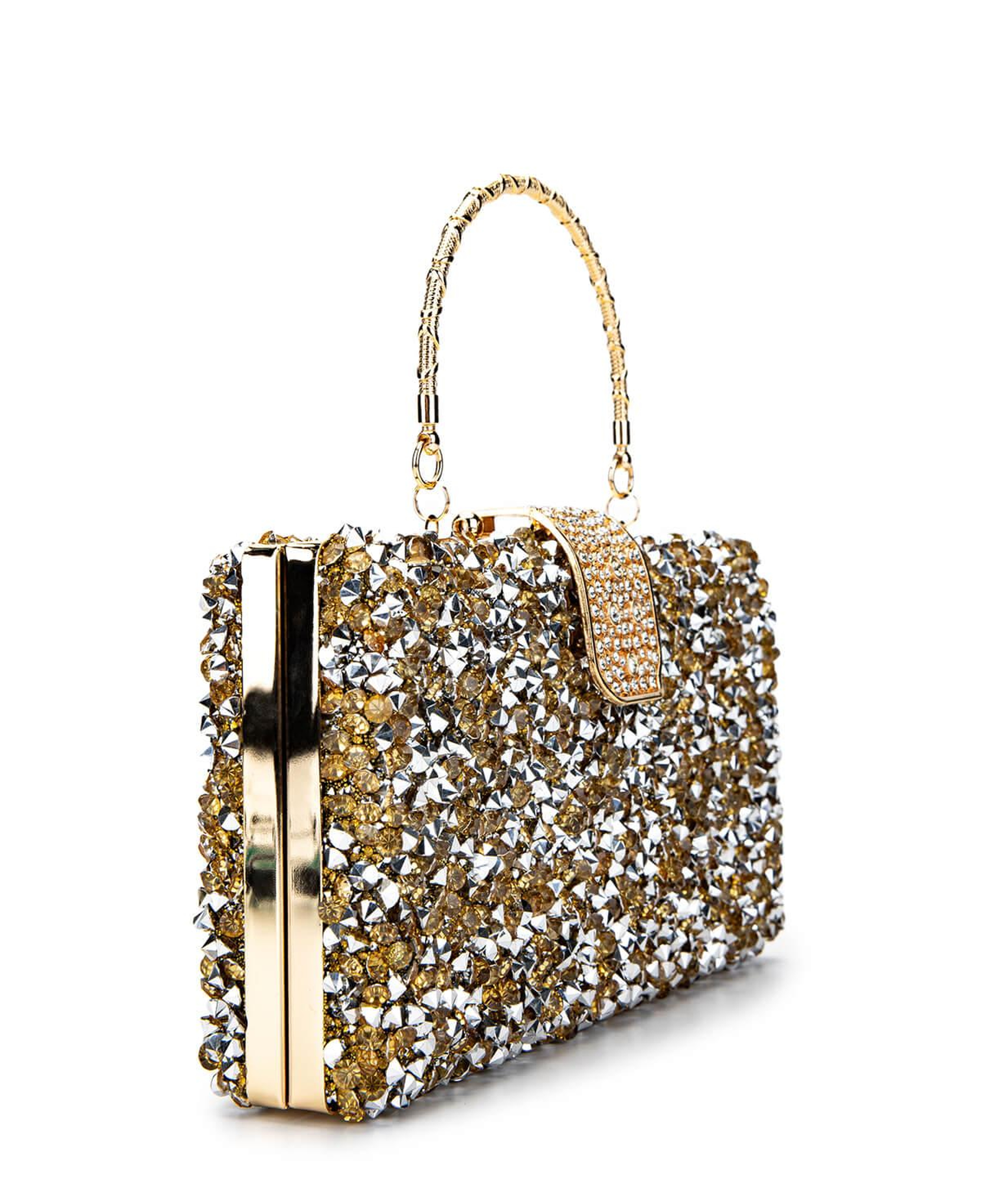 Tamer Tanca Kadın Vegan Altın Abiye Çanta