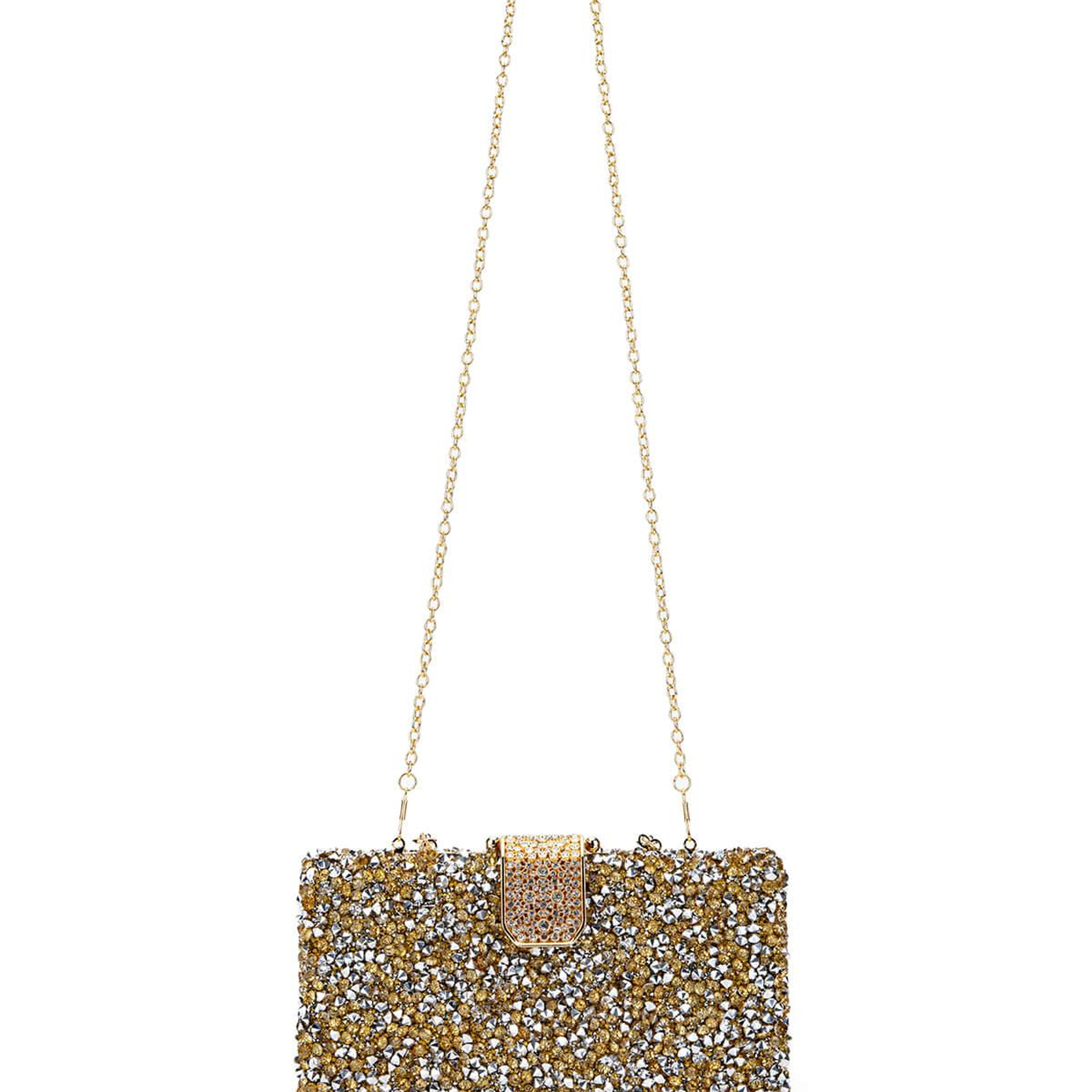 Tamer Tanca Kadın Vegan Altın Abiye Çanta