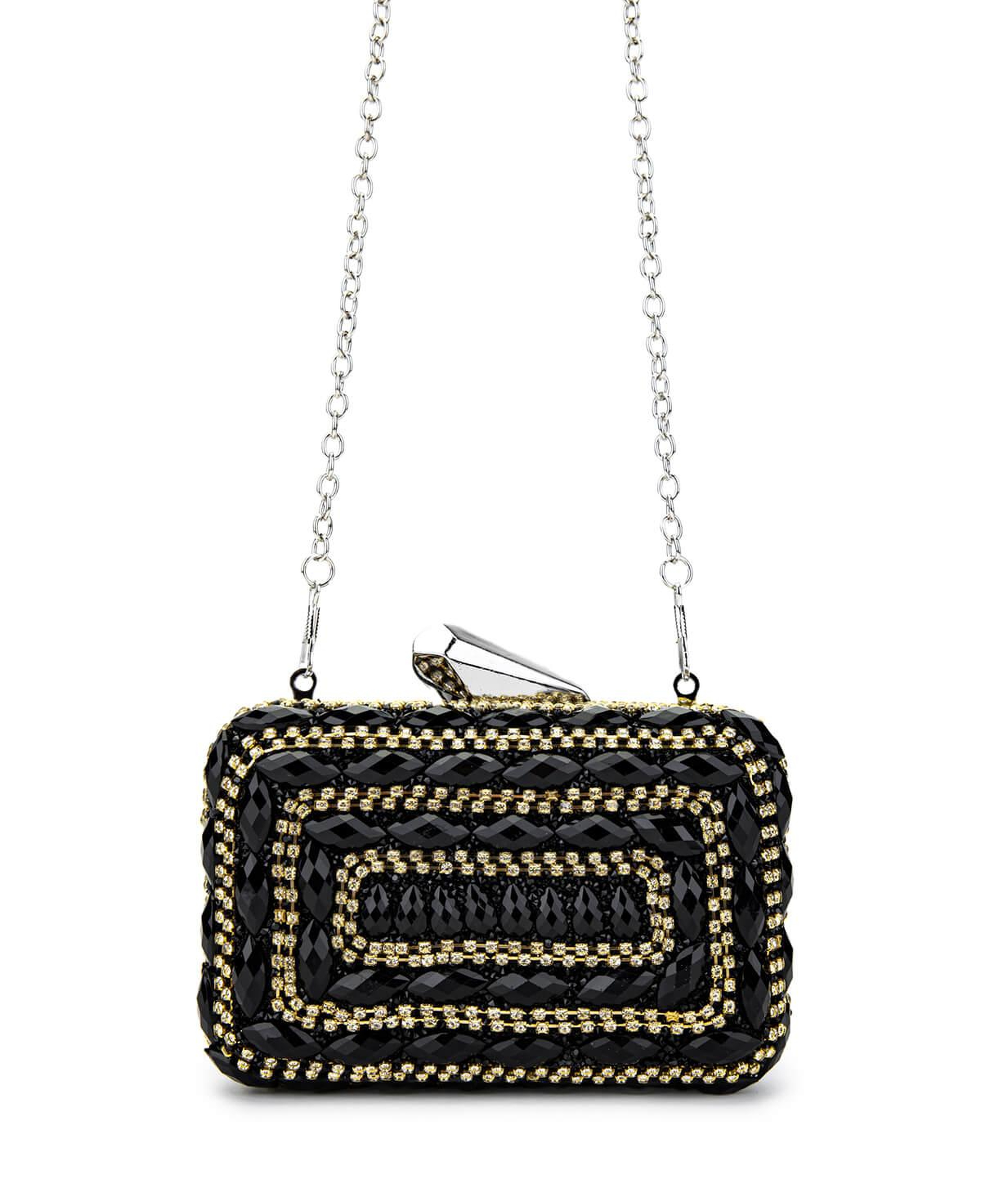 Tamer Tanca Kadın Vegan Siyah Abiye Çanta