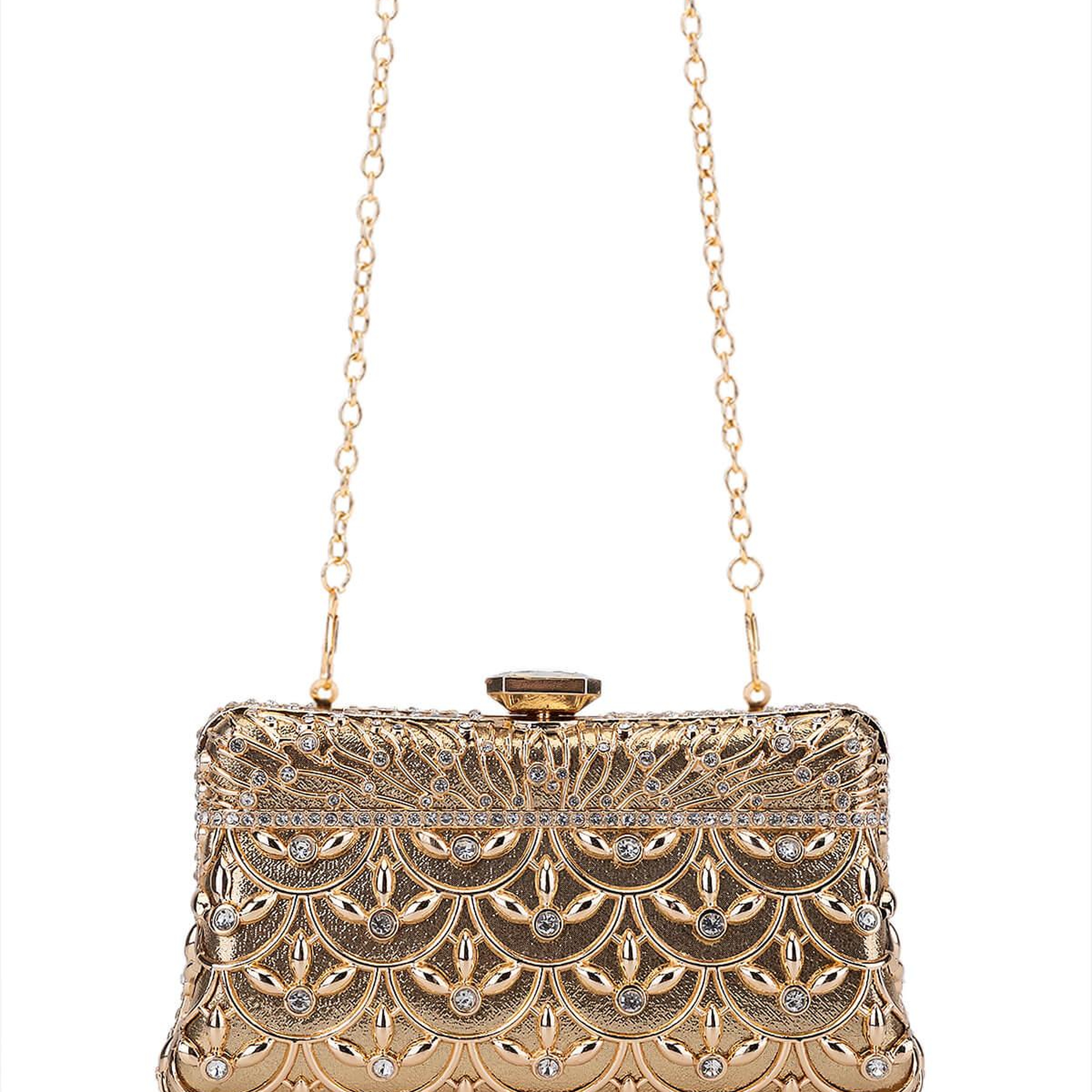 Tamer Tanca Kadın Vegan Sarı Abiye Çanta