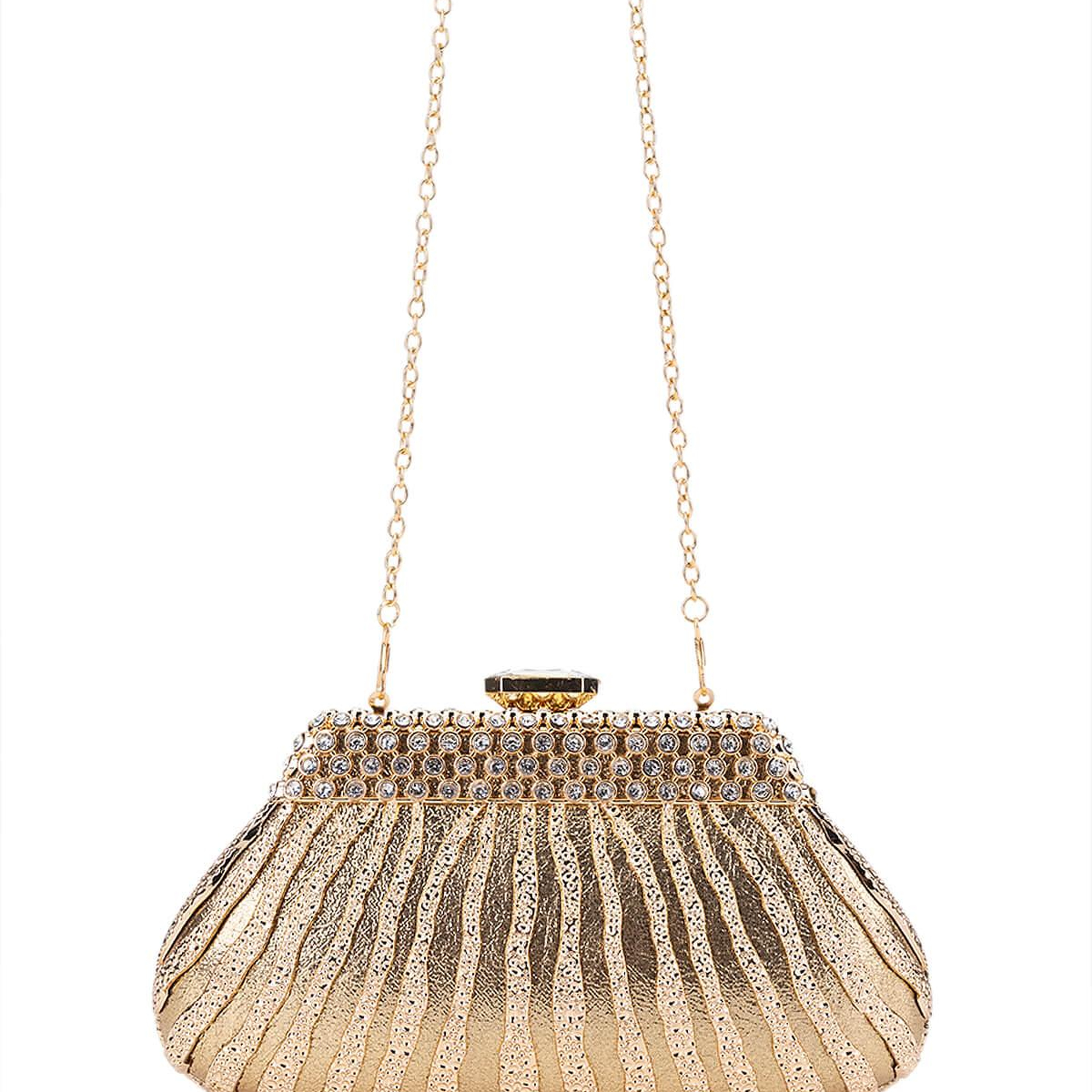 Tamer Tanca Kadın Vegan Sarı Abiye Çanta