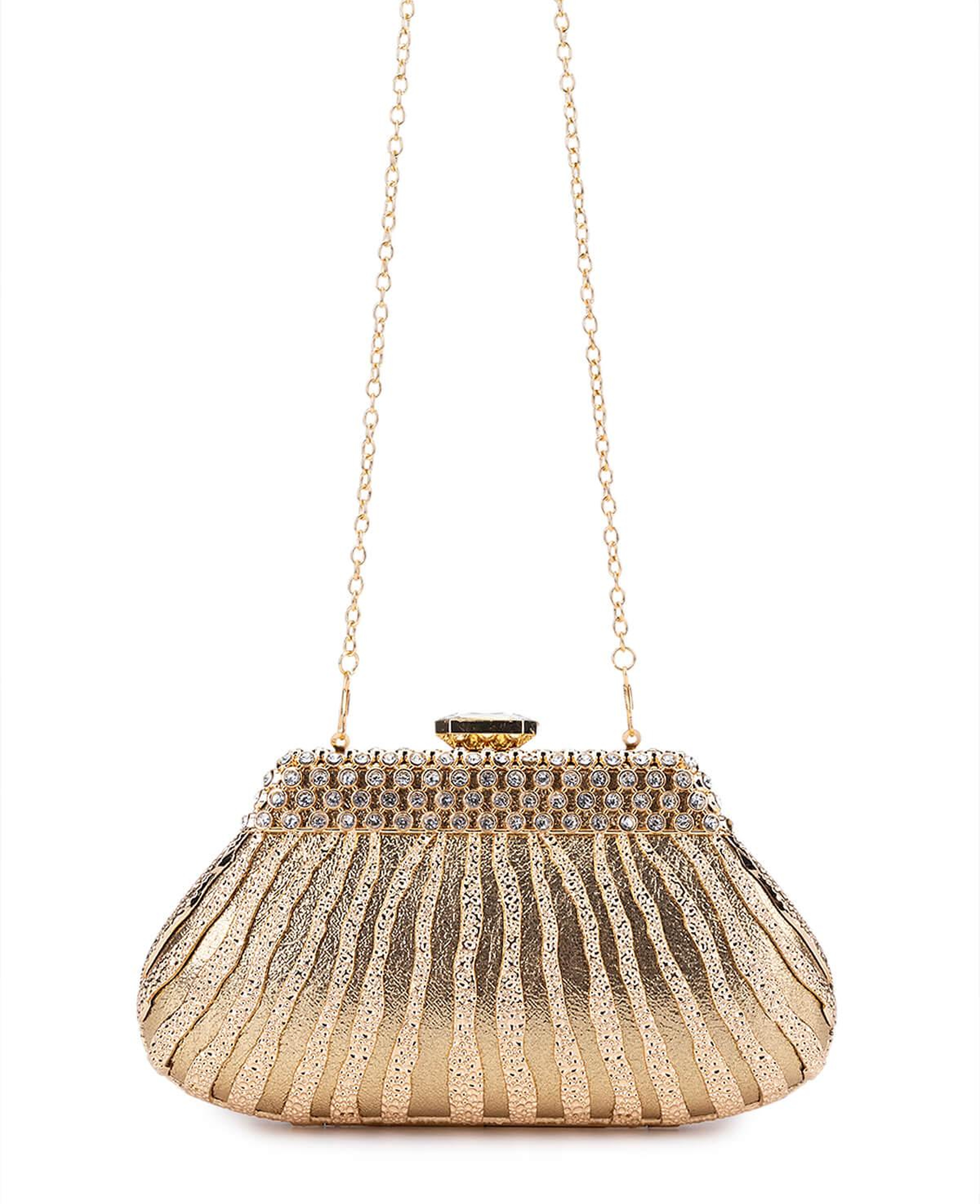 Tamer Tanca Kadın Vegan Sarı Abiye Çanta