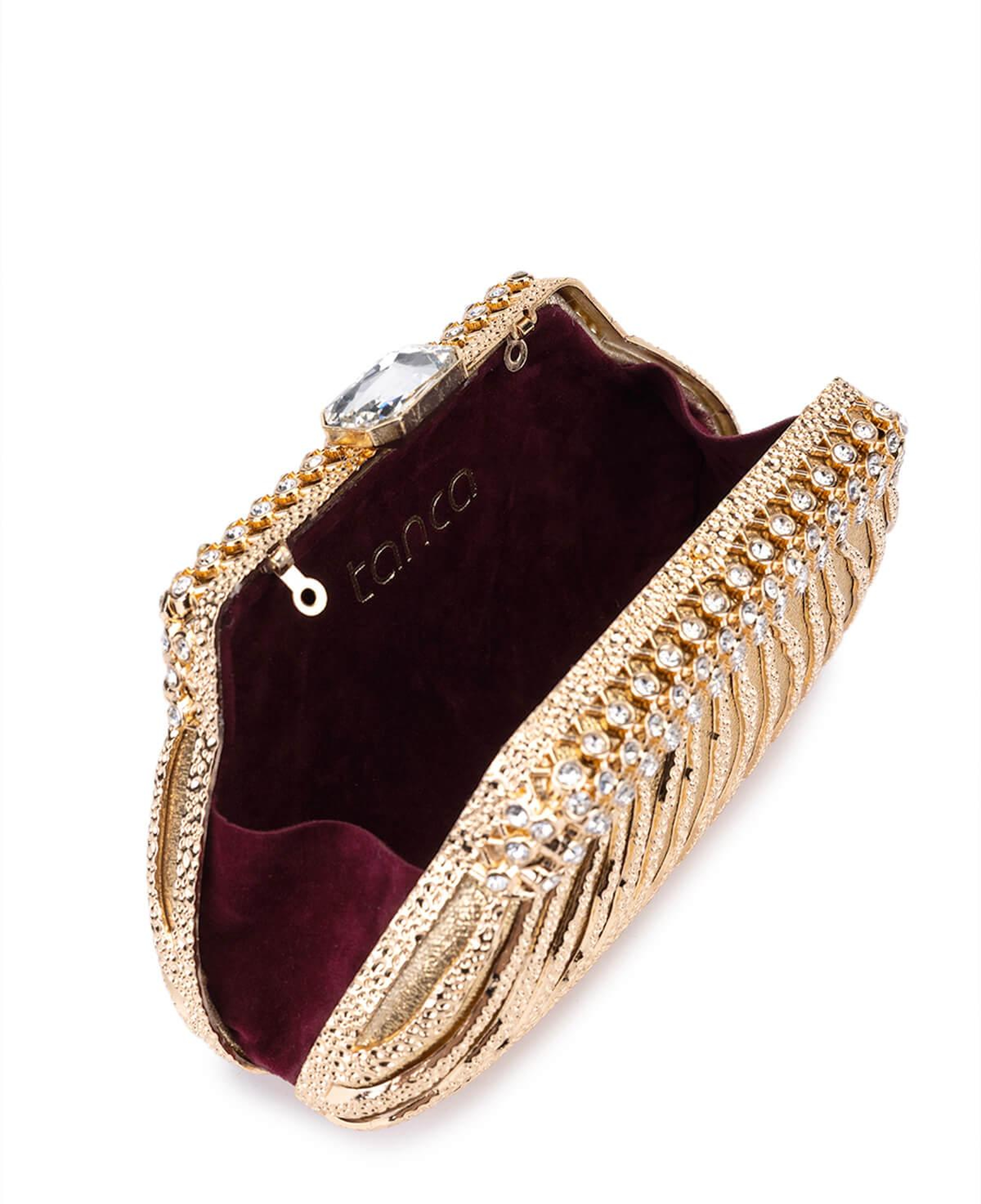 Tamer Tanca Kadın Vegan Sarı Abiye Çanta