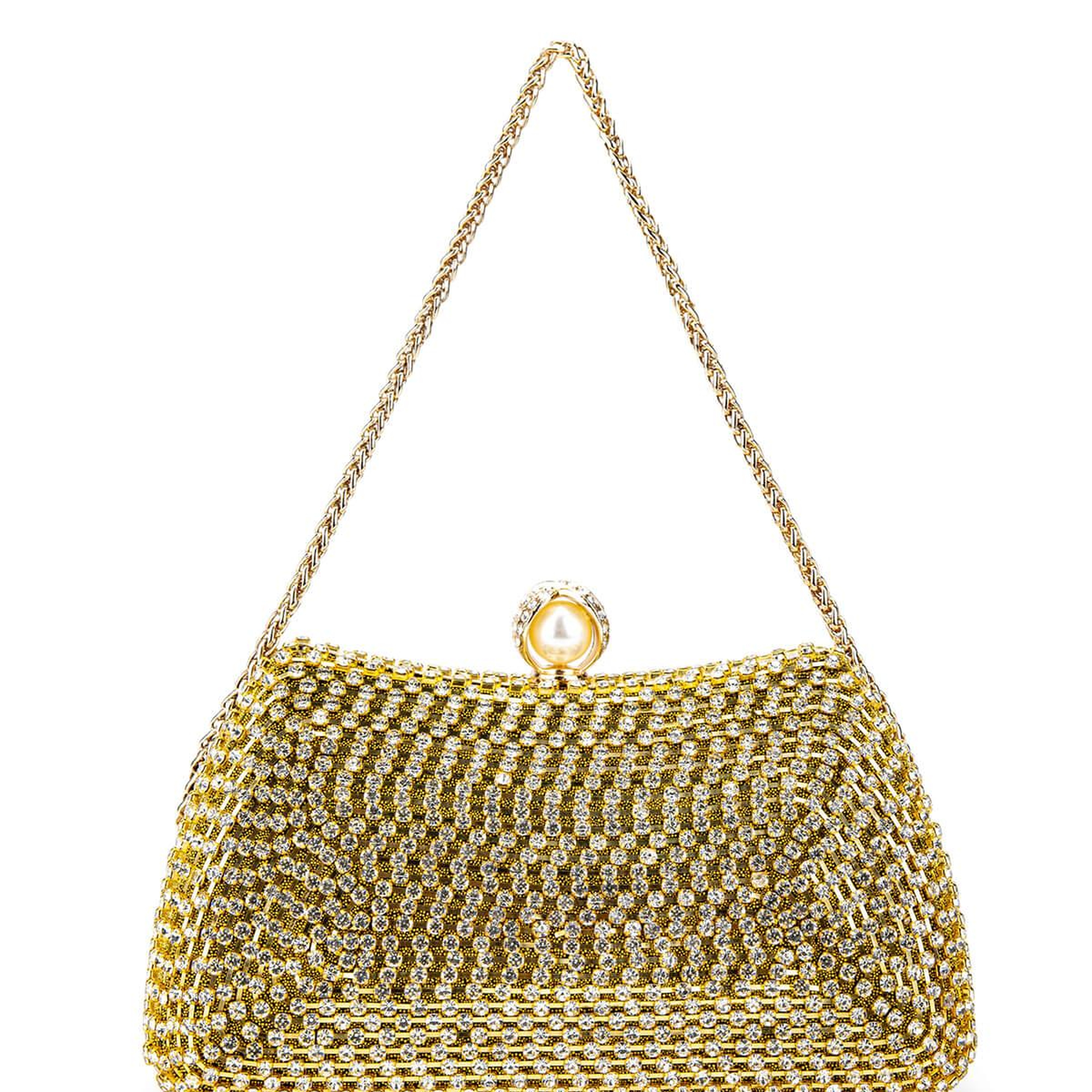 Tamer Tanca Kadın Vegan Sarı Abiye Çanta