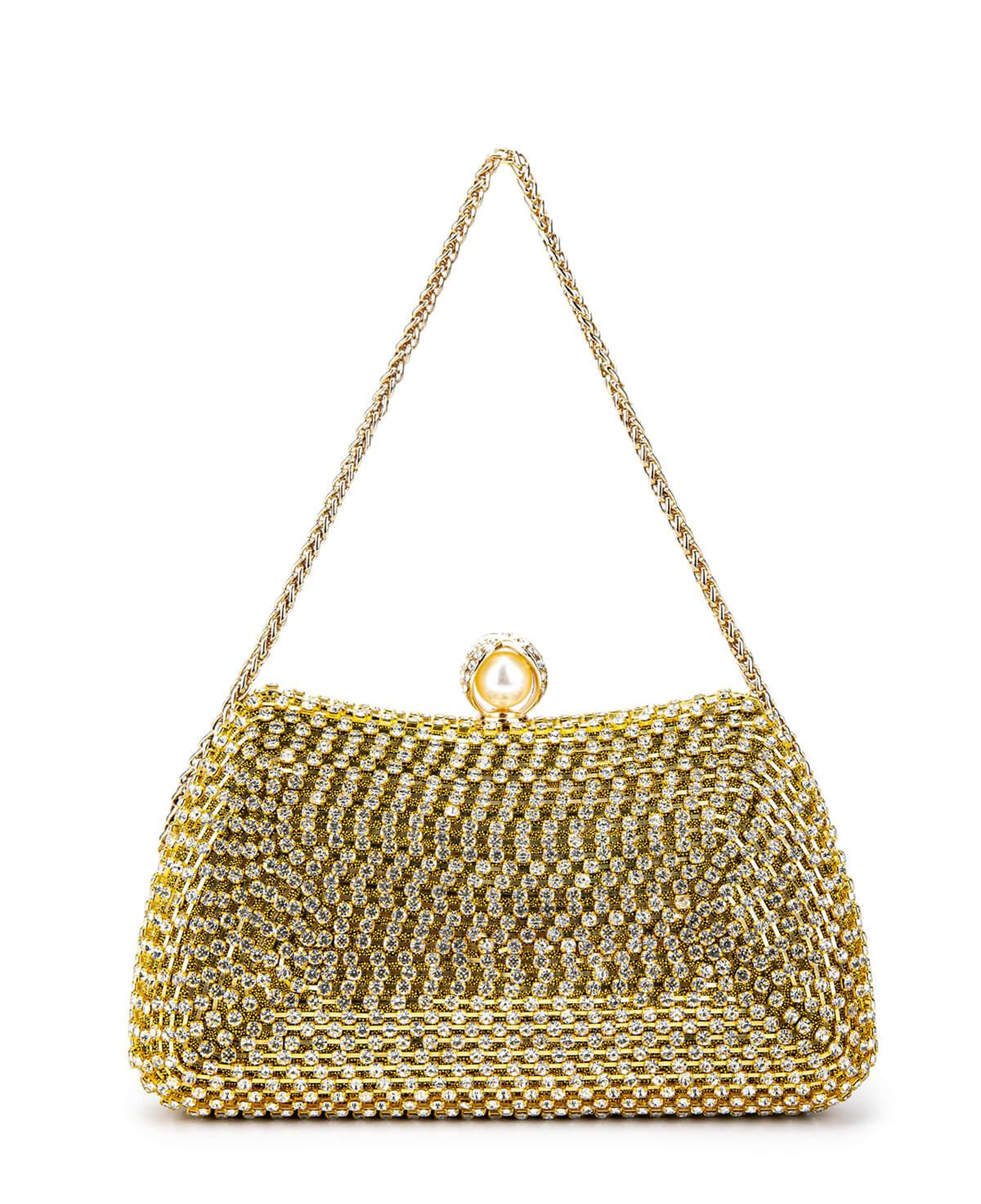 Tamer Tanca Kadın Vegan Sarı Abiye Çanta