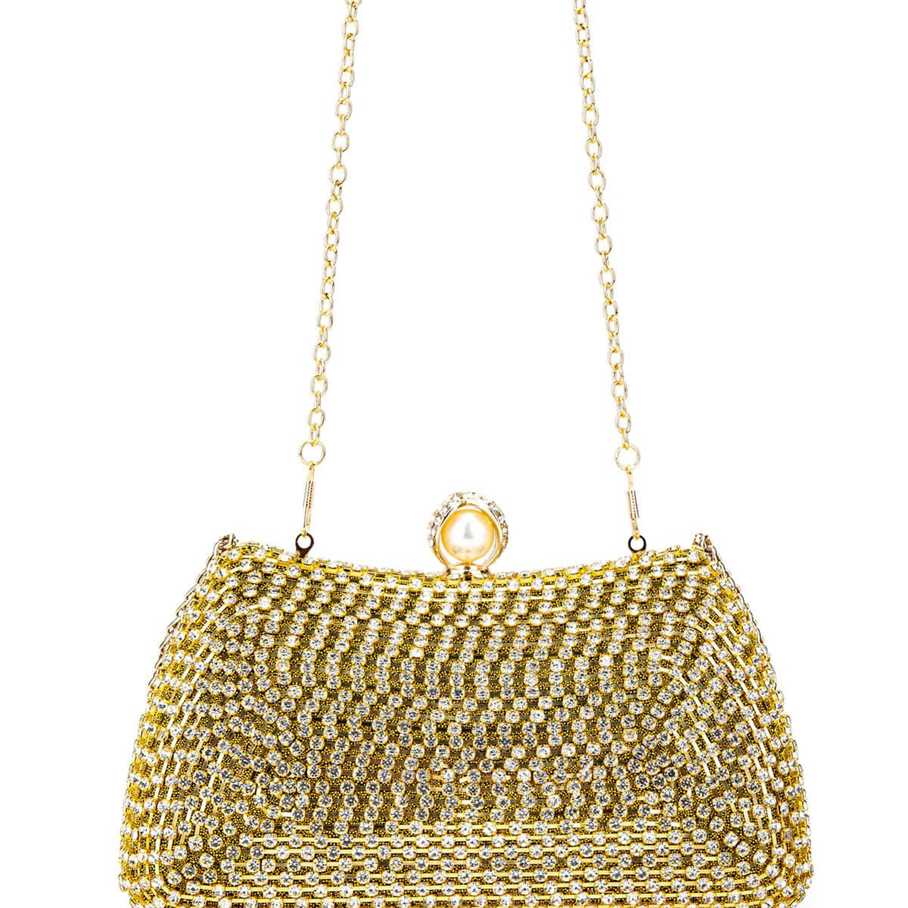 Tamer Tanca Kadın Vegan Sarı Abiye Çanta