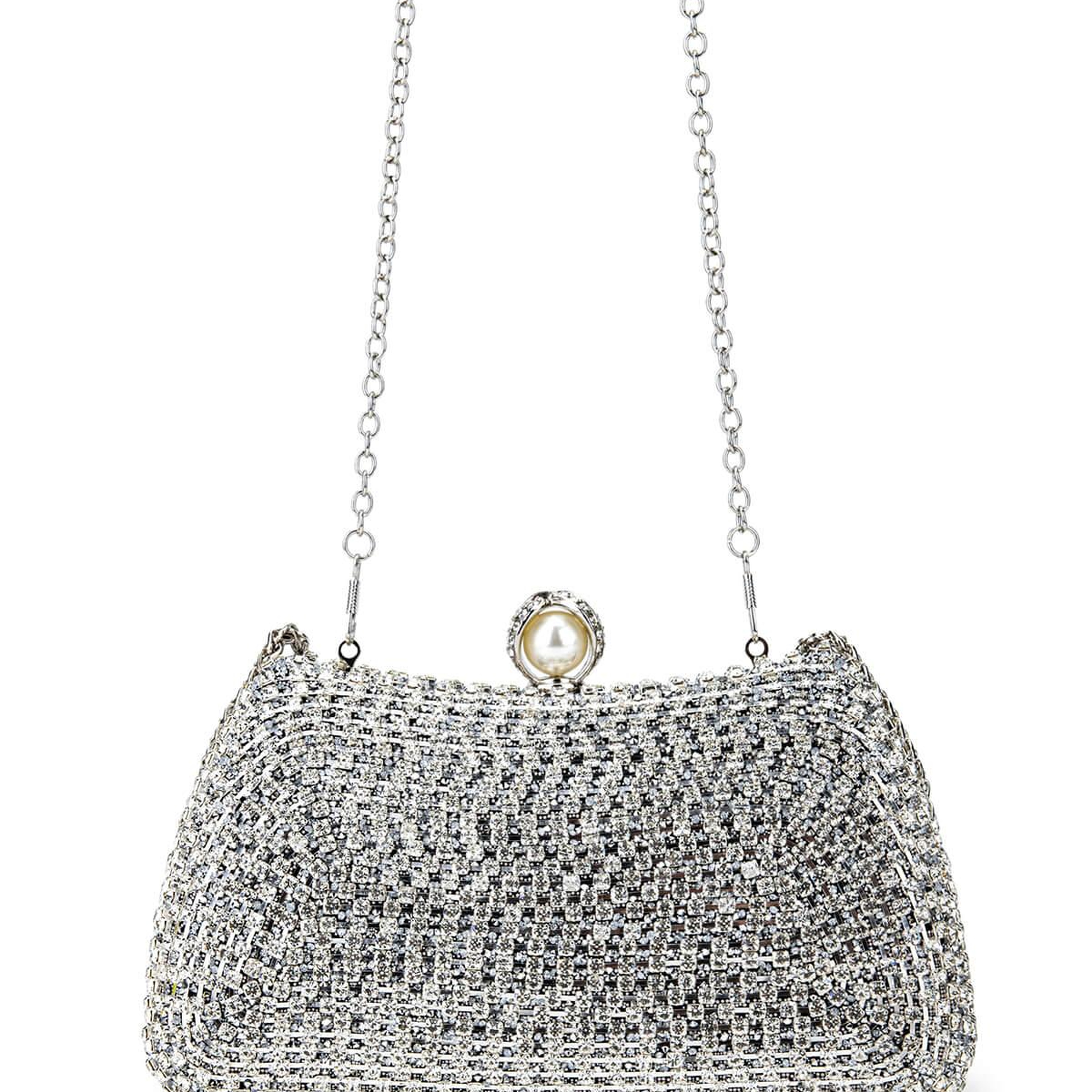 Tamer Tanca Kadın Vegan Gri Abiye Çanta