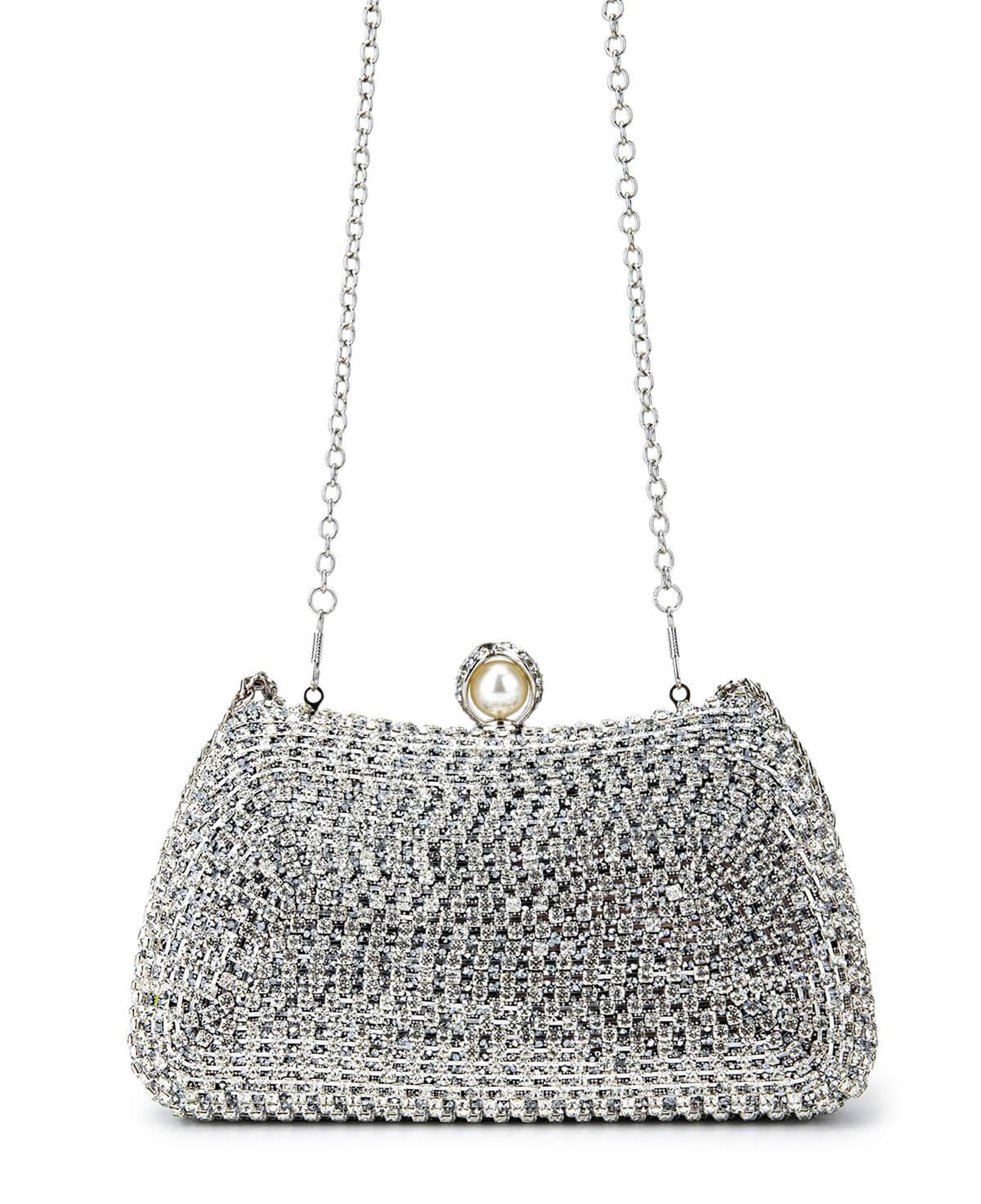 Tamer Tanca Kadın Vegan Gri Abiye Çanta