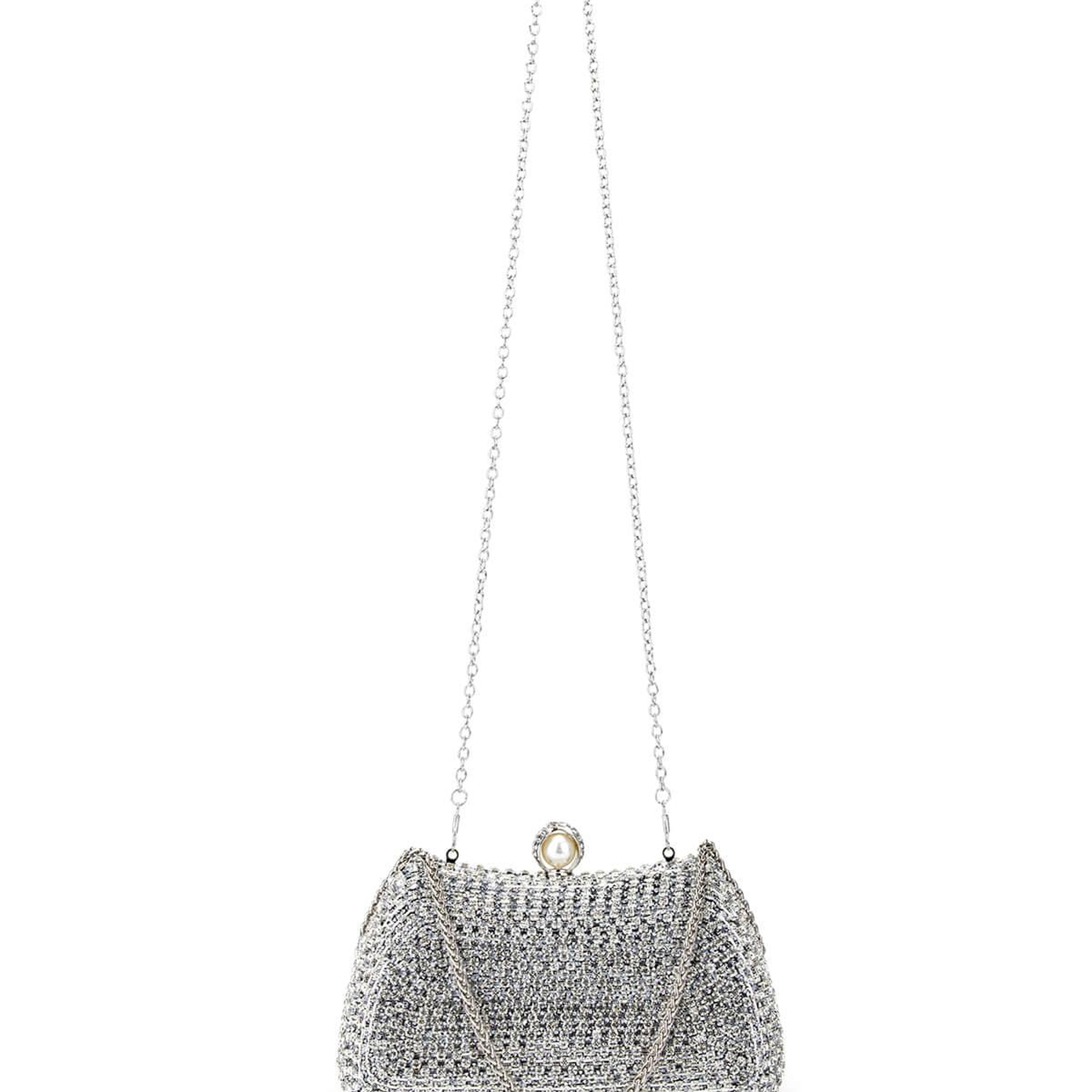 Tamer Tanca Kadın Vegan Gri Abiye Çanta