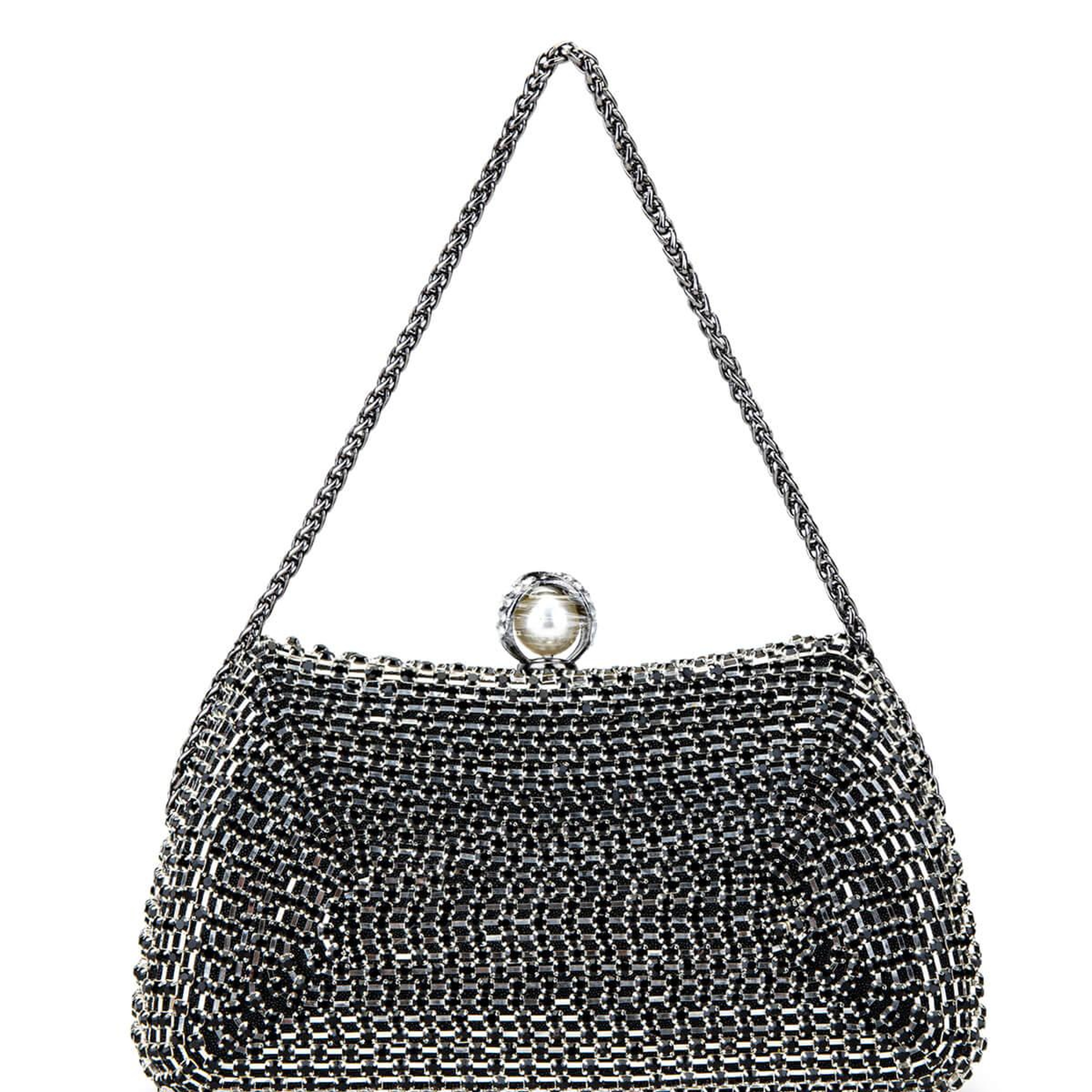 Tamer Tanca Kadın Vegan Siyah Abiye Çanta