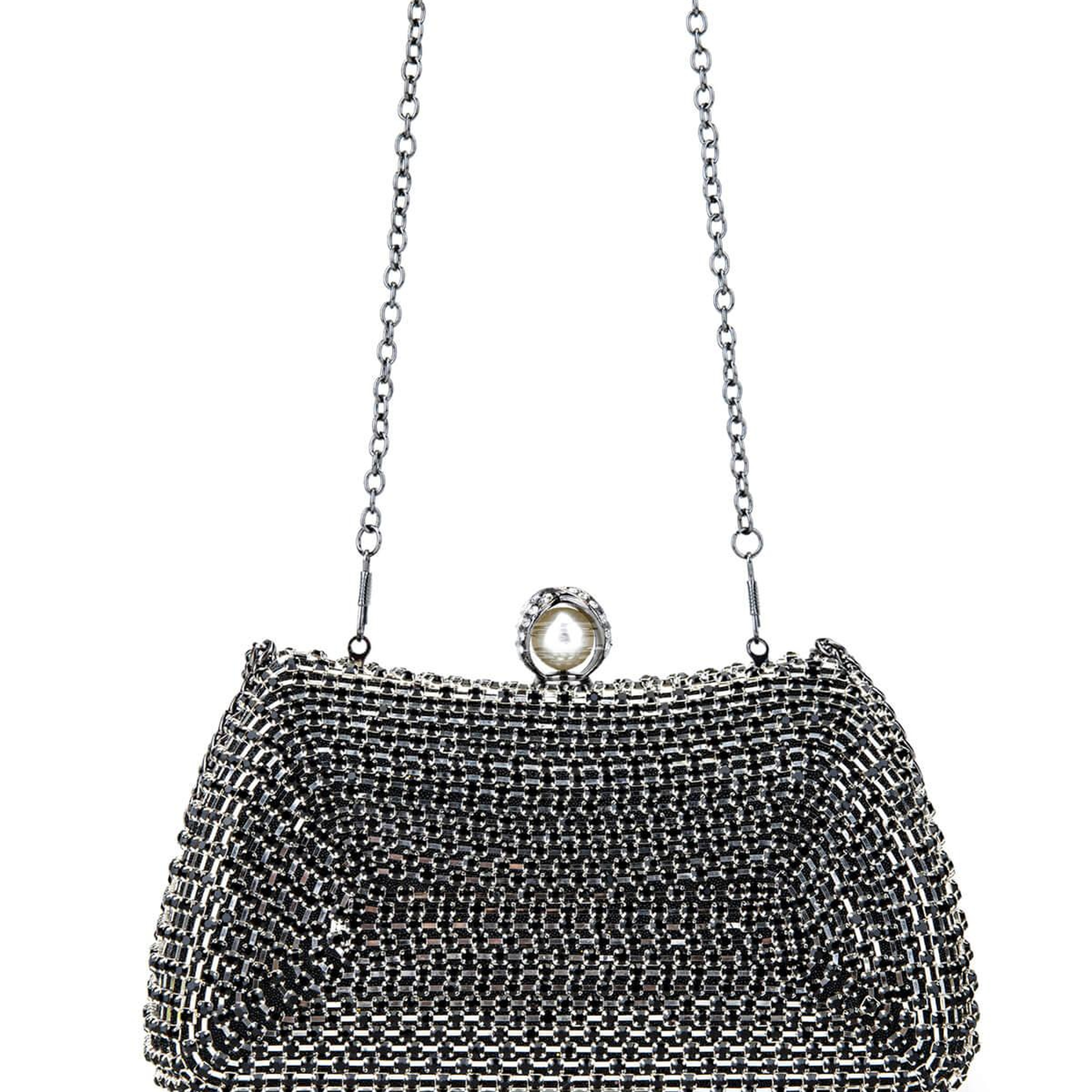 Tamer Tanca Kadın Vegan Siyah Abiye Çanta