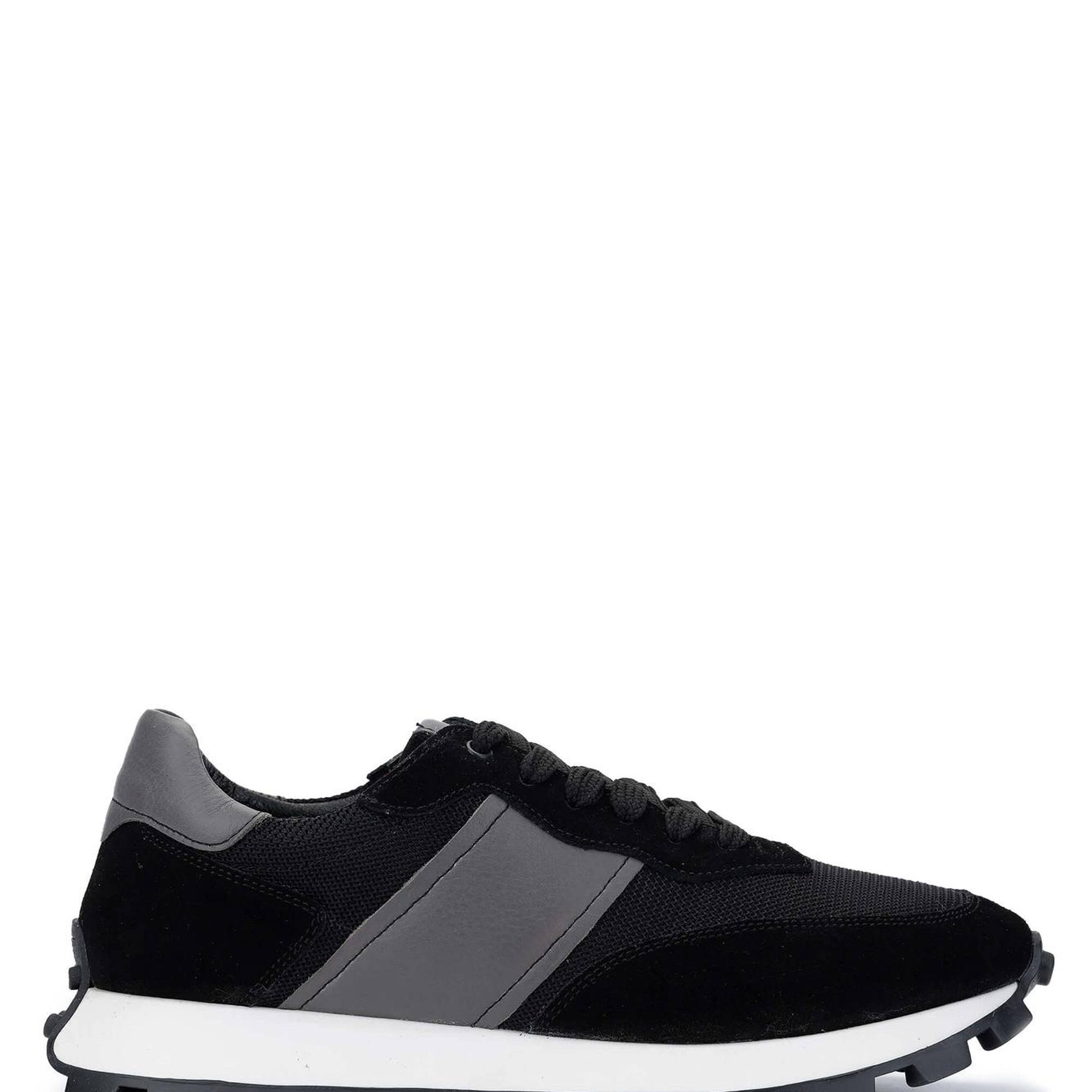 Tamer Tanca Erkek Deri & Tekstil Siyah Sneakers & Spor Ayakkabı