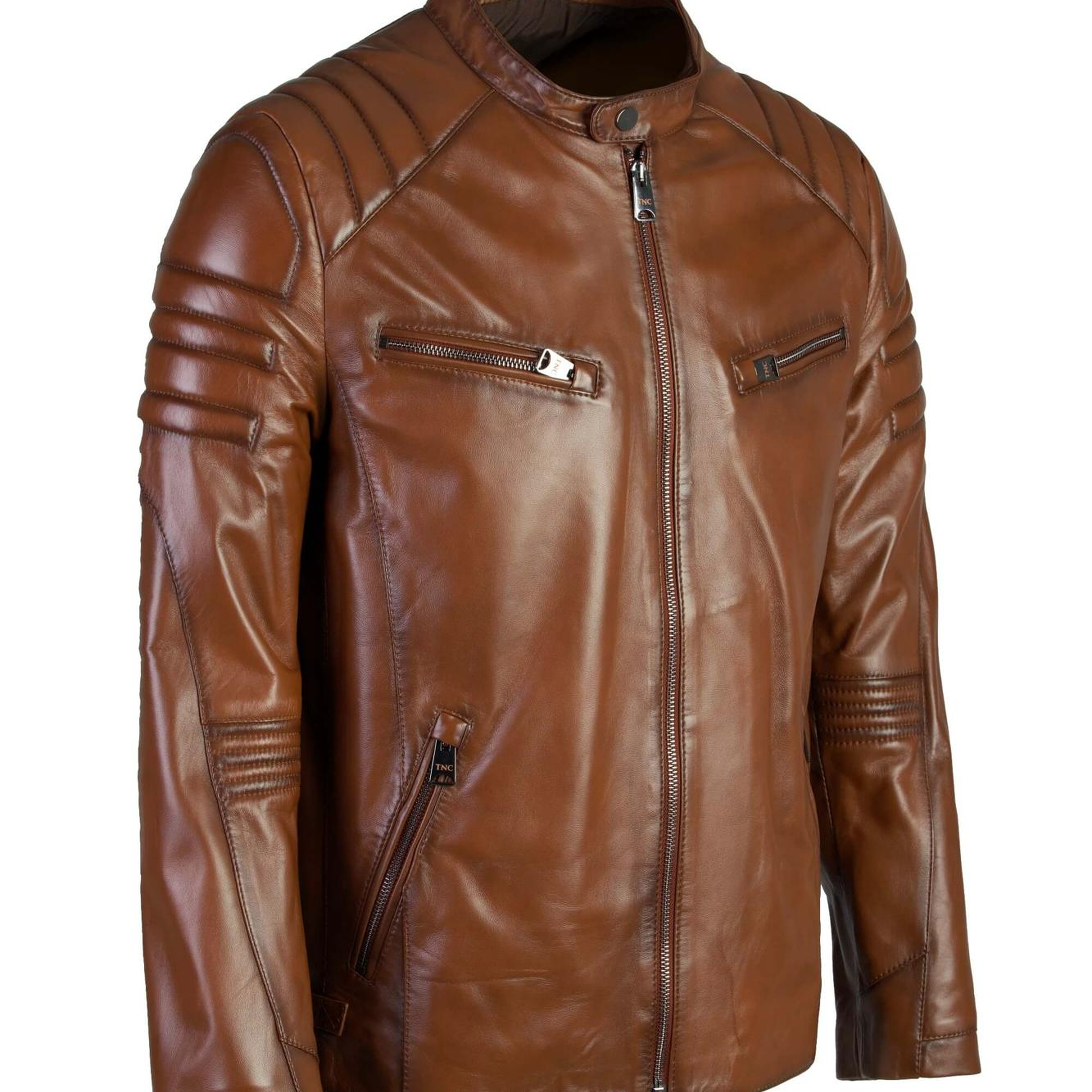 Tamer Tanca Erkek Hakiki Deri Kahverengi Deri Mont