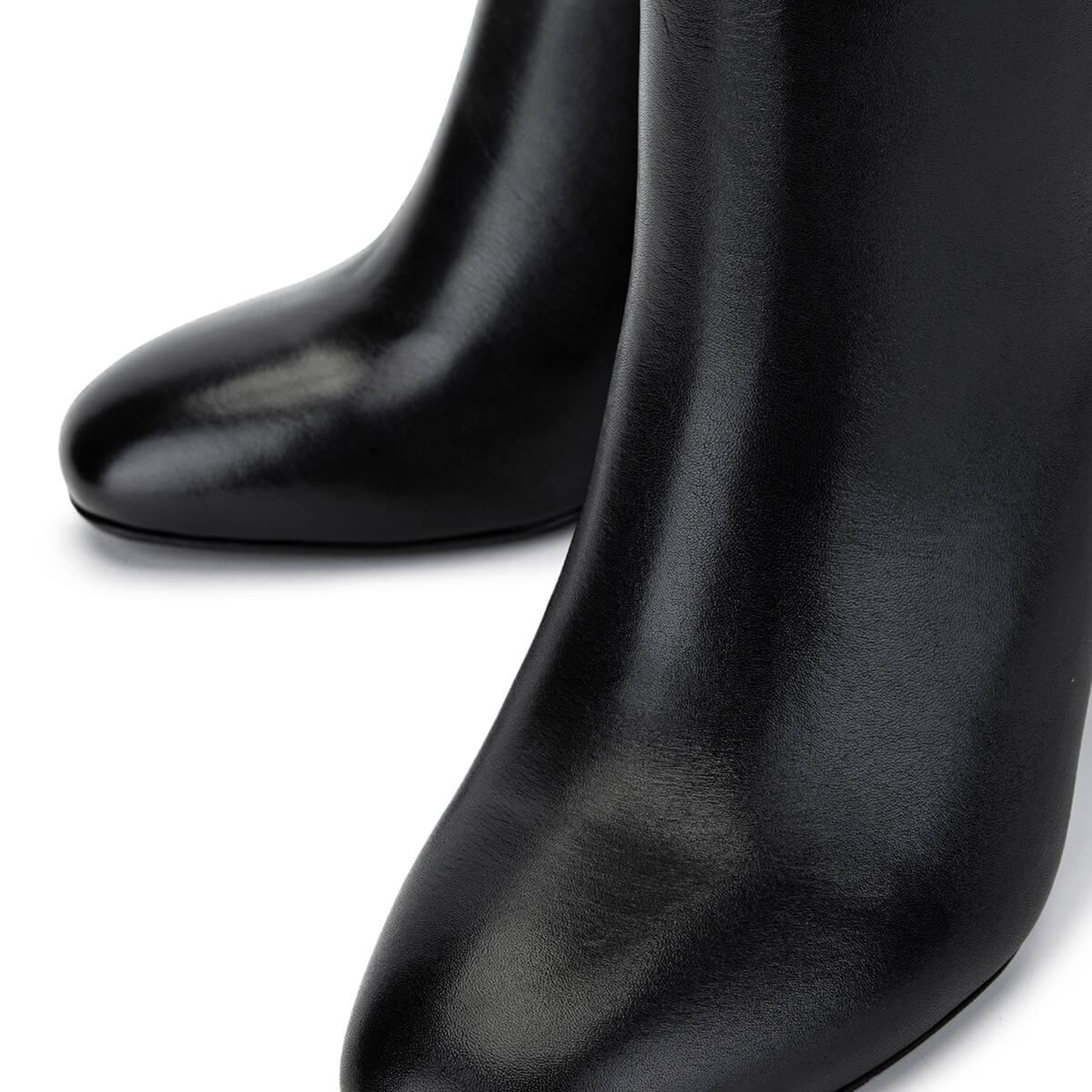 Tamer Tanca Kadın Hakiki Deri Siyah Deri Klasik Çizme