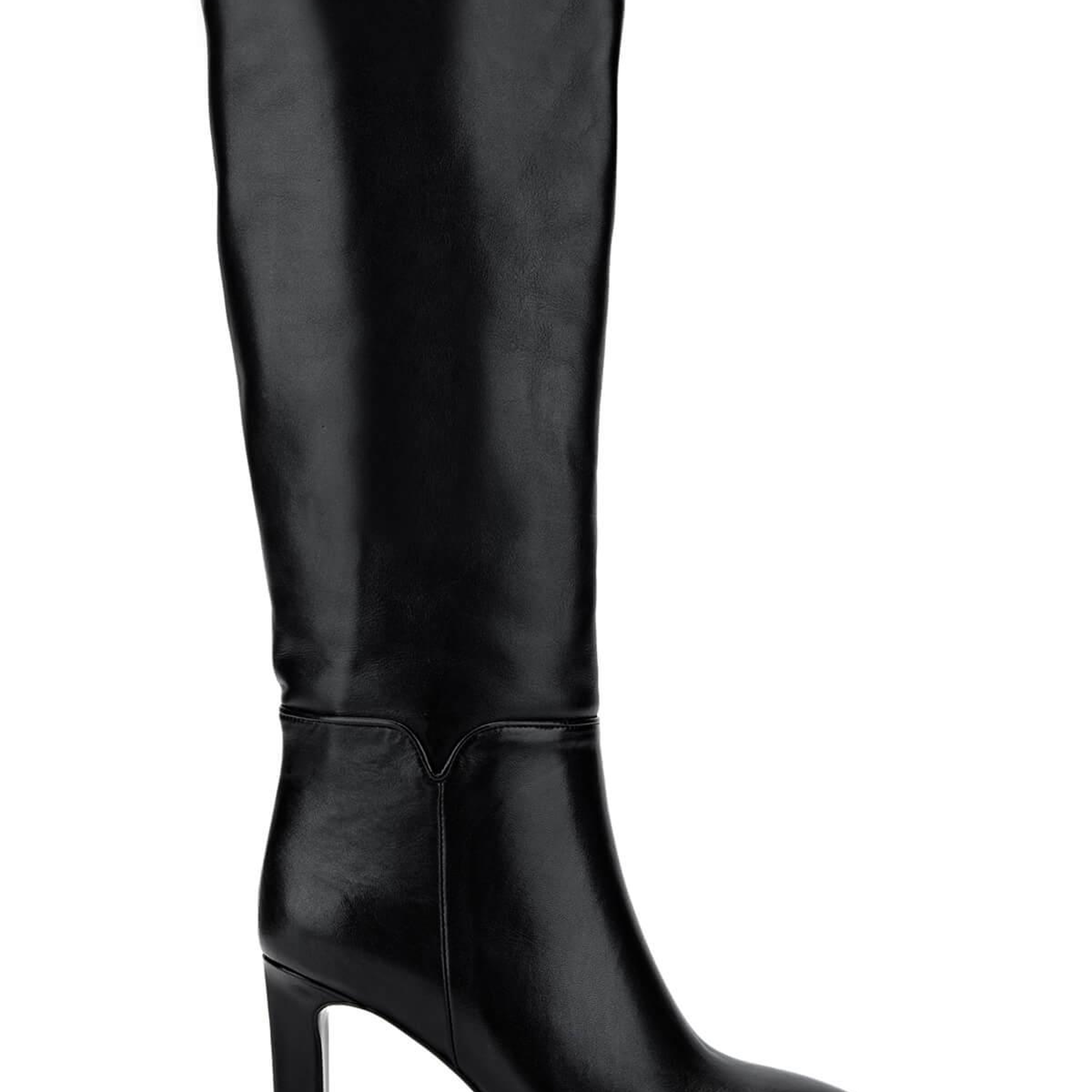 Tamer Tanca Kadın Hakiki Deri Siyah Deri Klasik Çizme