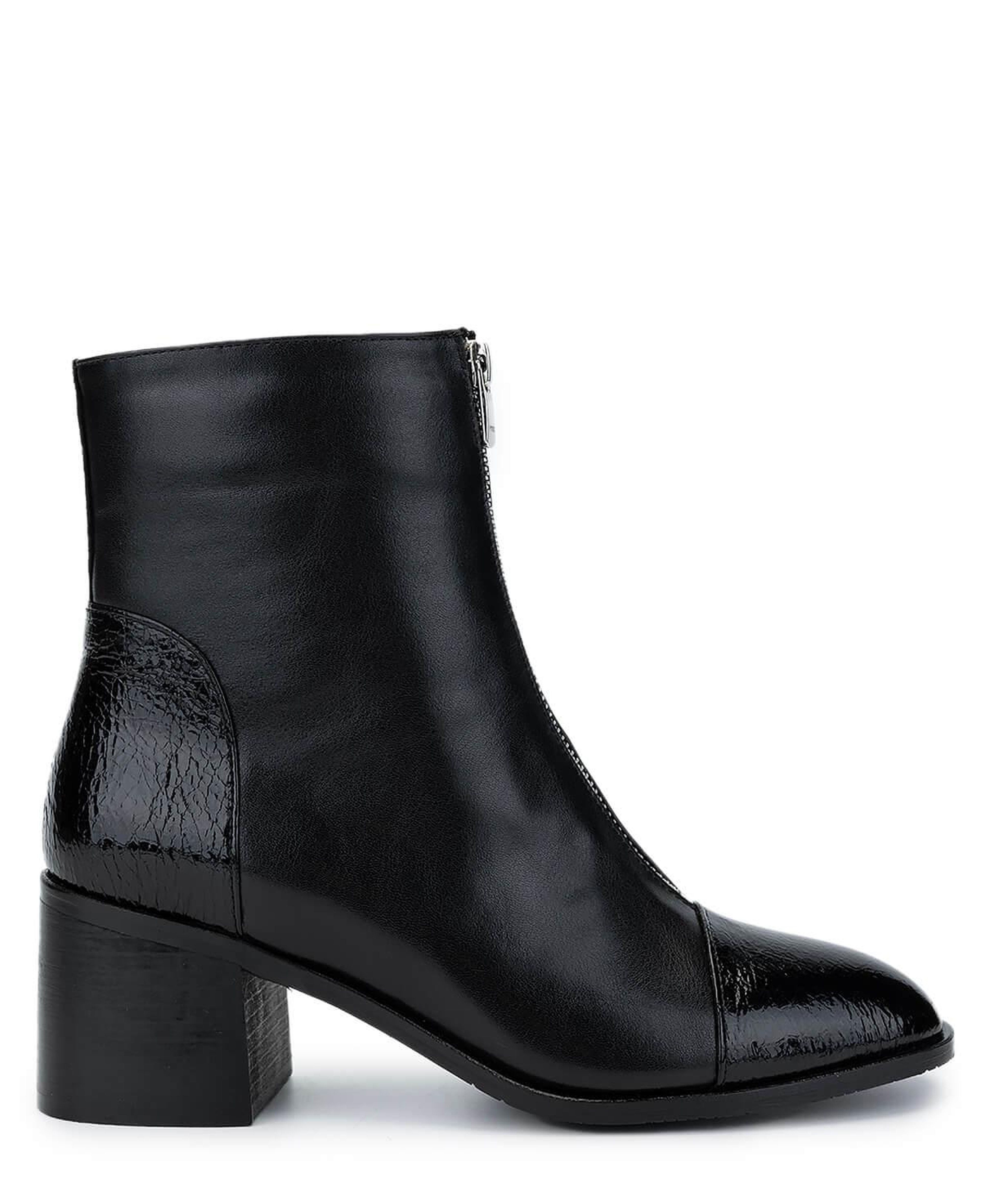 Tamer Tanca Kadın Hakiki Deri Siyah Topuklu Bot