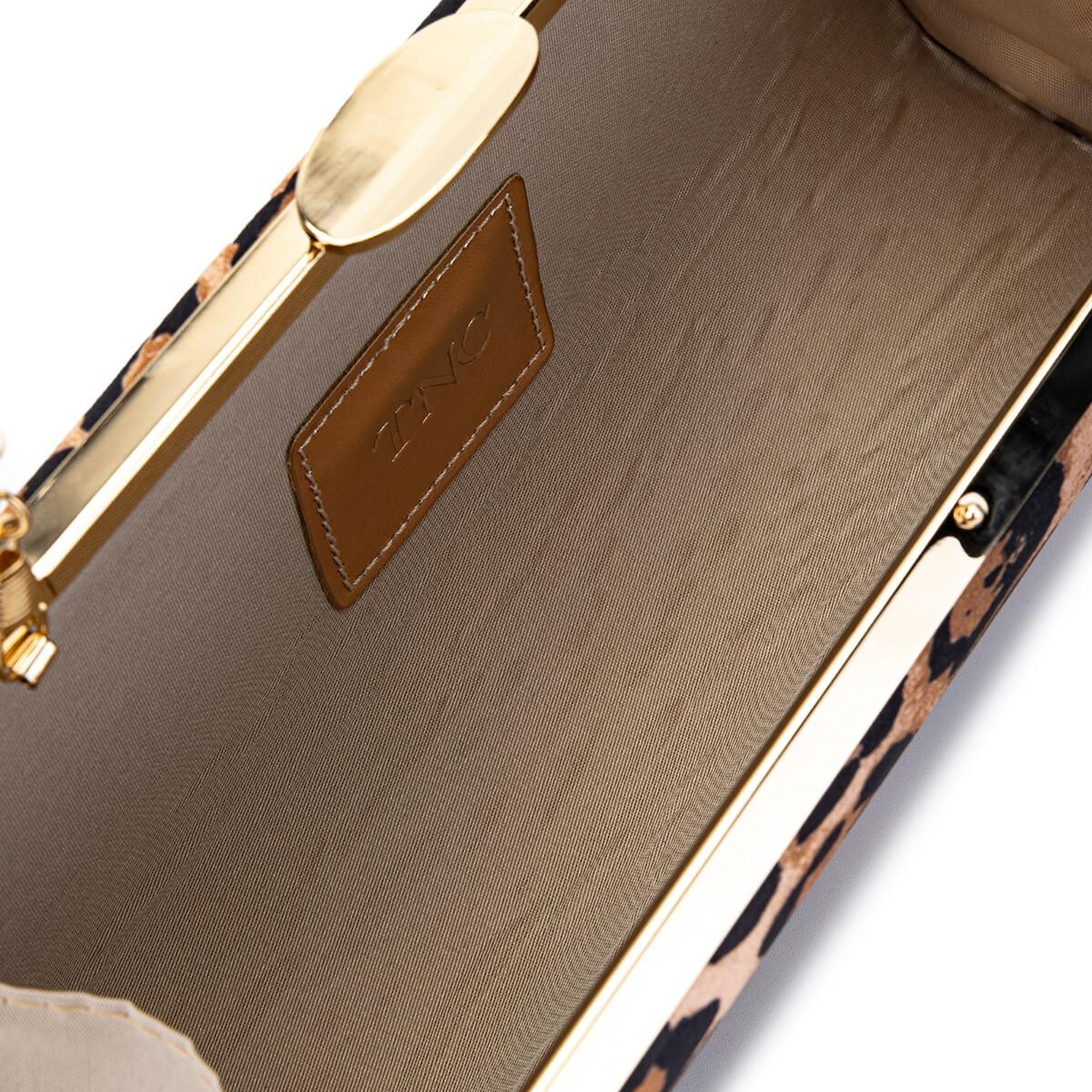 Tamer Tanca Kadın Vegan Leopar Abiye Çanta