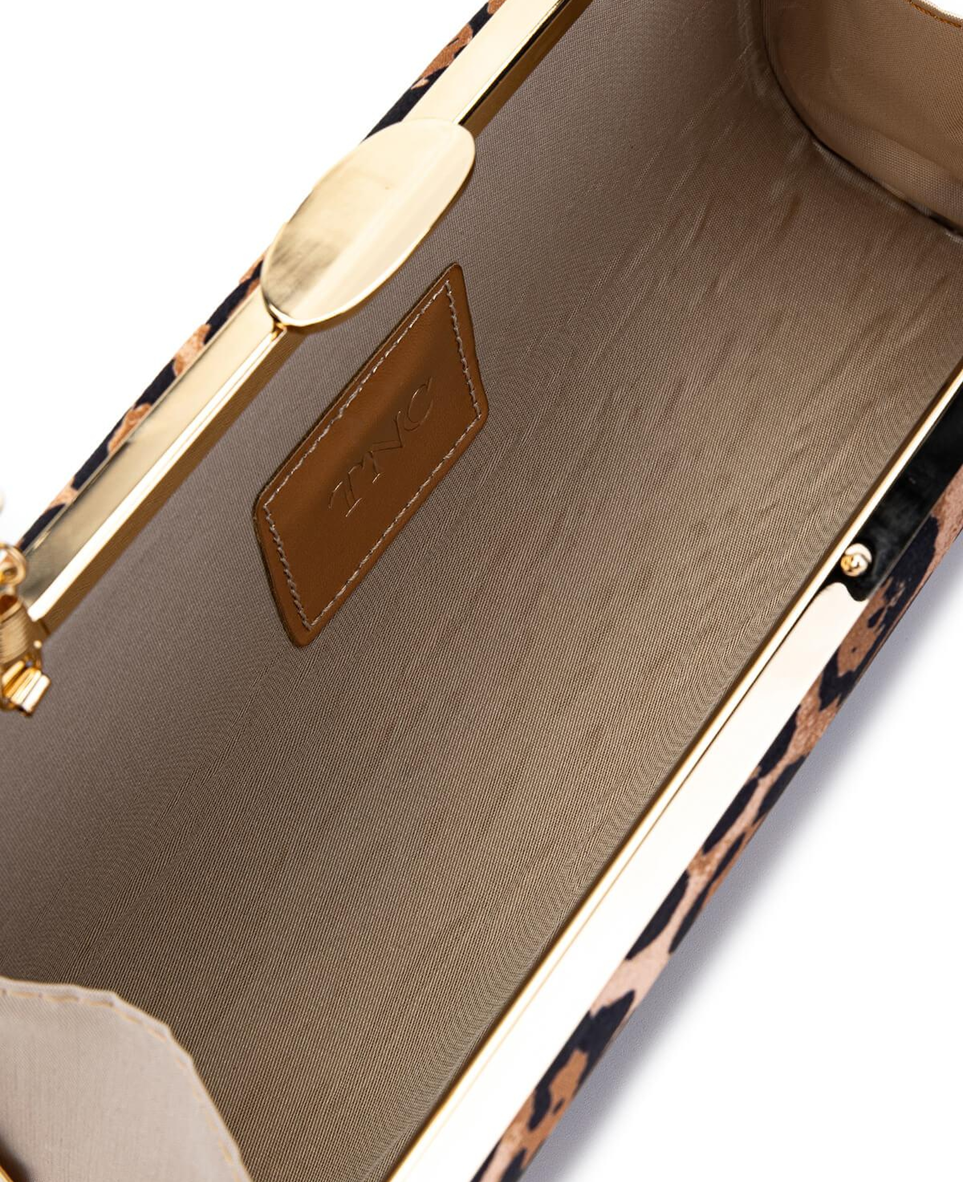 Tamer Tanca Kadın Vegan Leopar Abiye Çanta