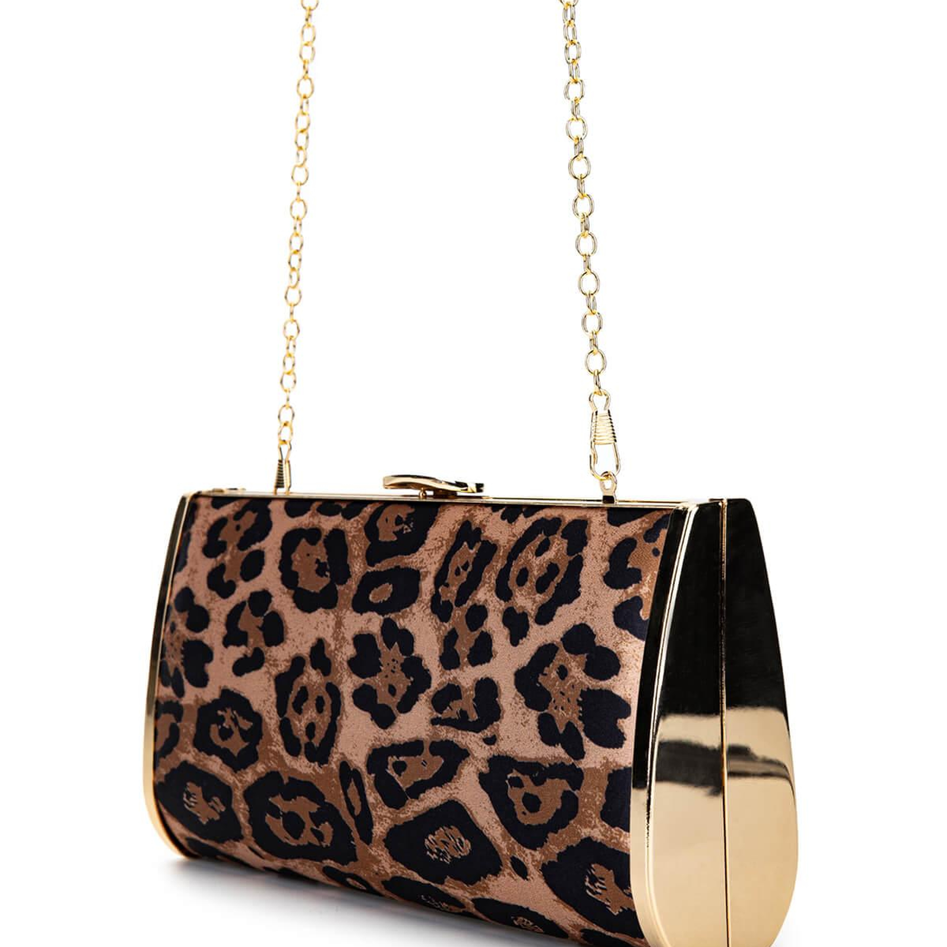 Tamer Tanca Kadın Vegan Leopar Abiye Çanta