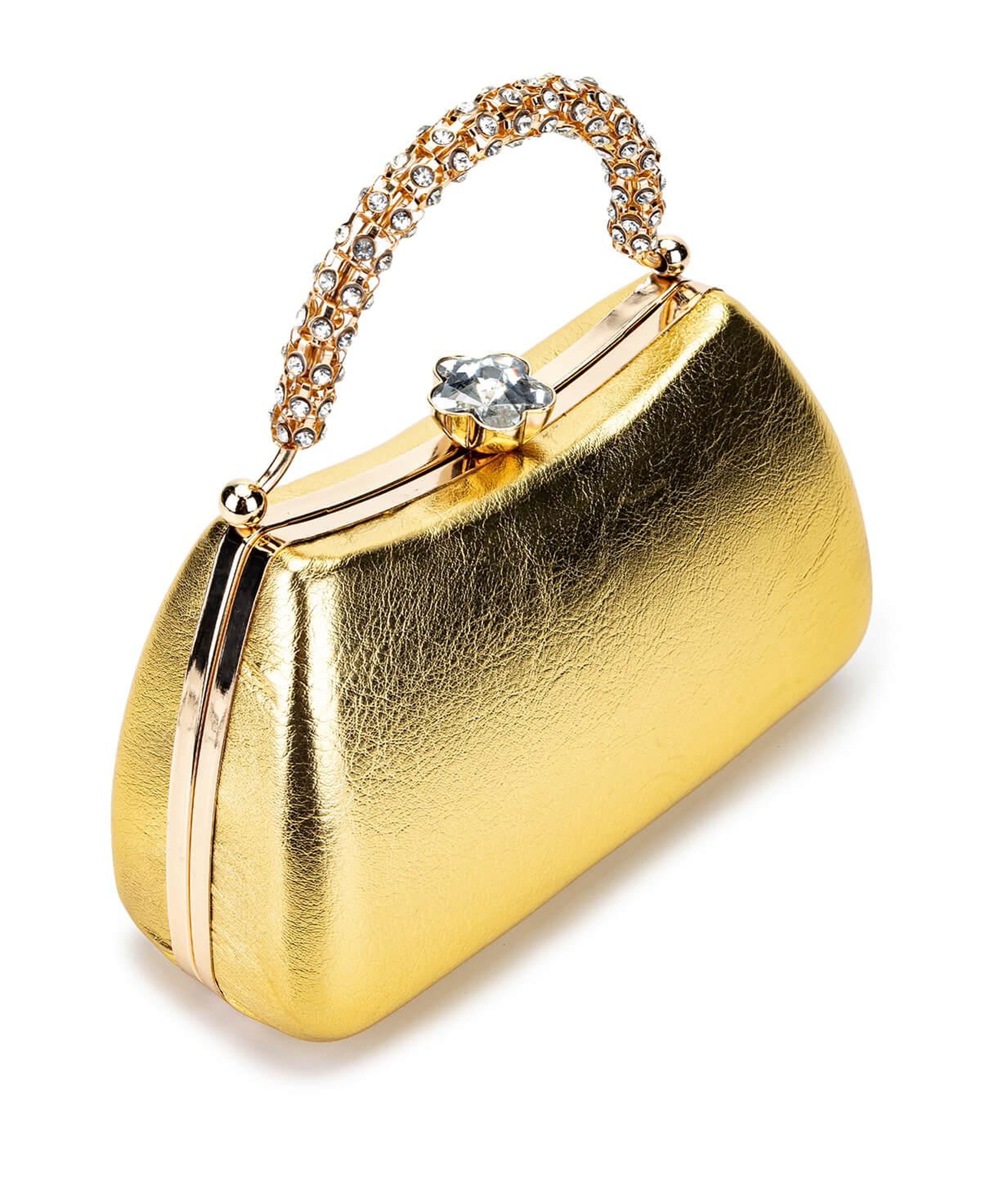 Tamer Tanca Kadın Vegan Altın Abiye Çanta