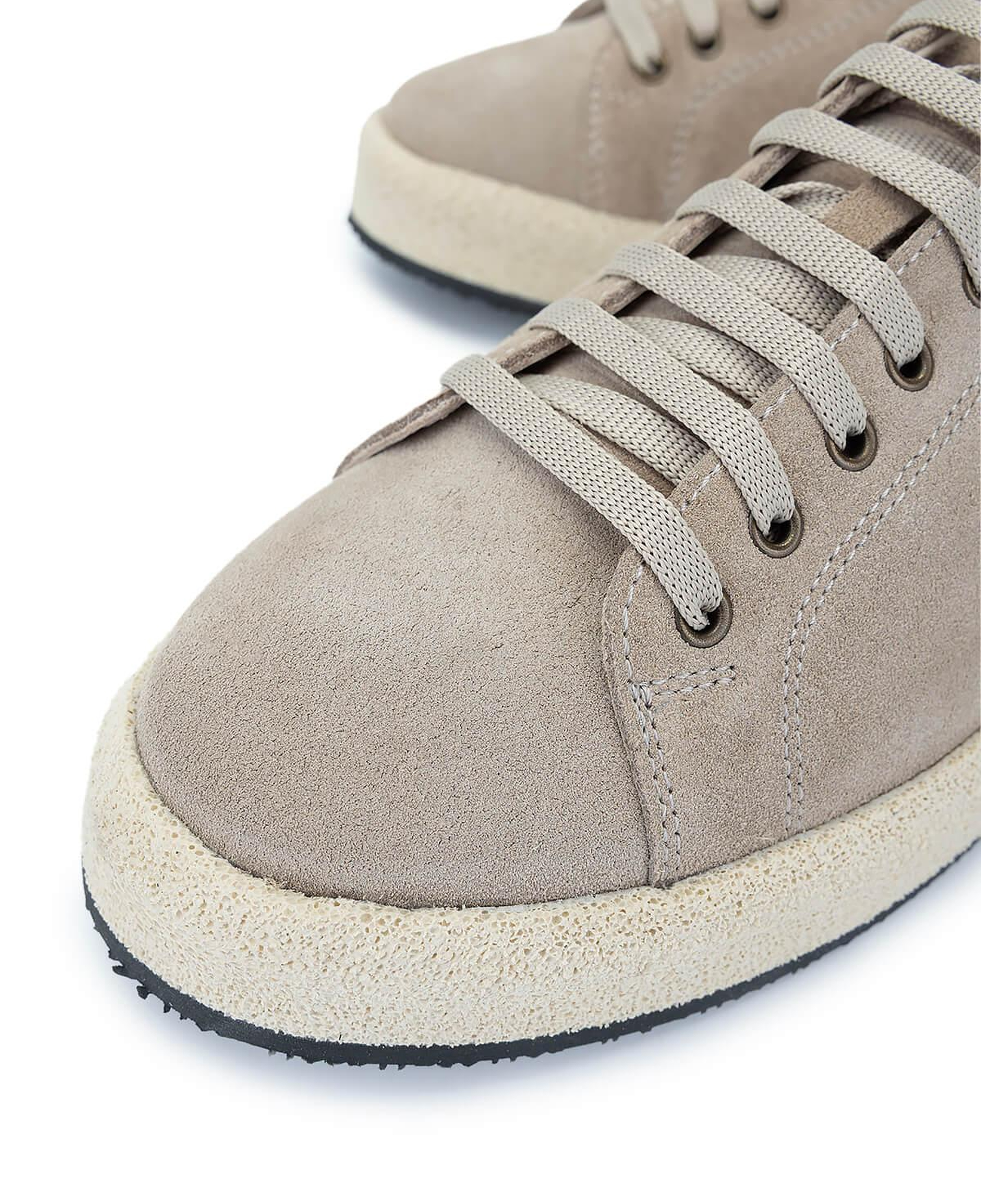 Tamer Tanca Erkek Hakiki Deri Bej Süet Sneakers & Spor Ayakkabı