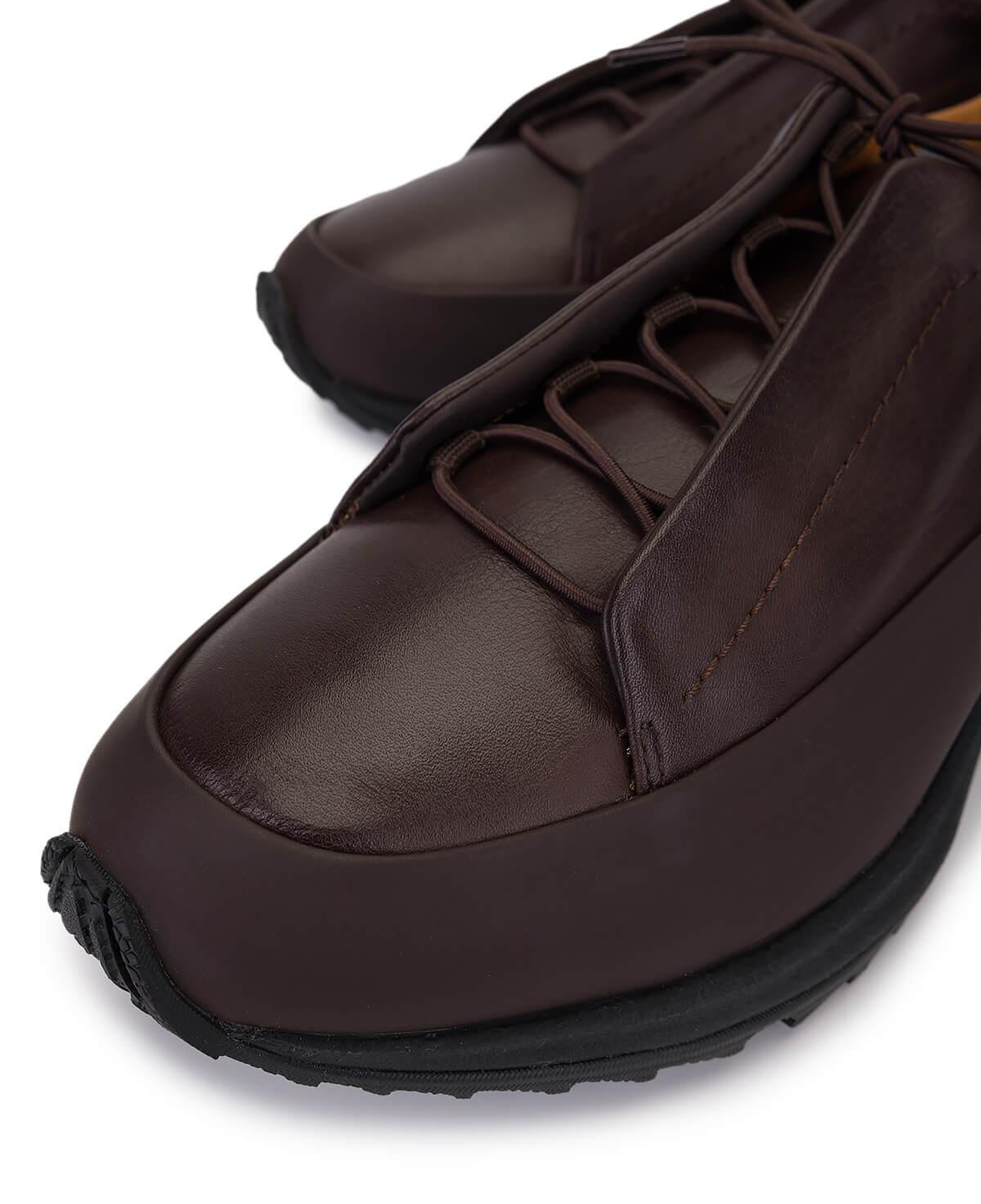 Tamer Tanca Erkek Hakiki Deri Kahverengi Sneakers & Spor Ayakkabı