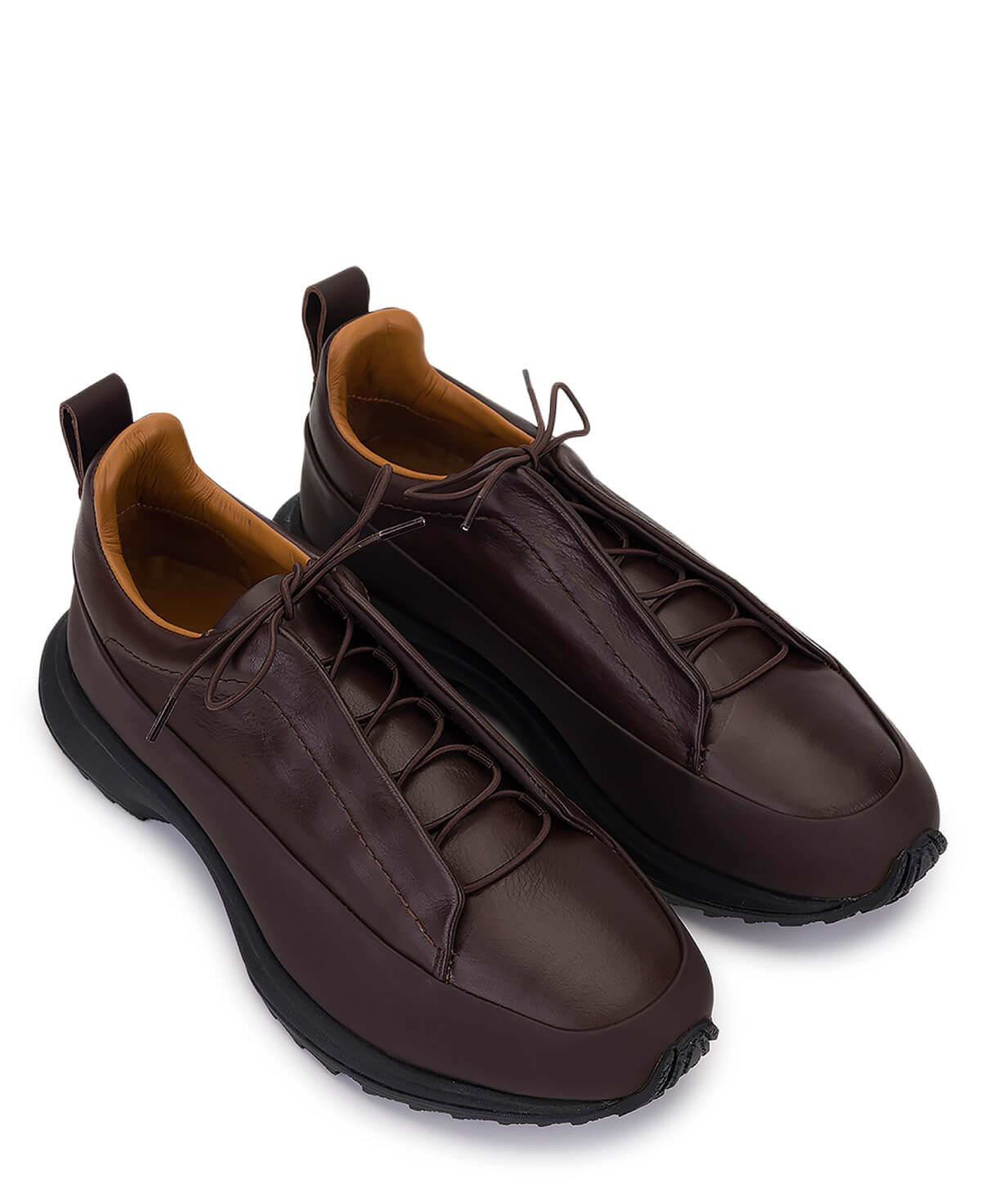 Tamer Tanca Erkek Hakiki Deri Kahverengi Sneakers & Spor Ayakkabı