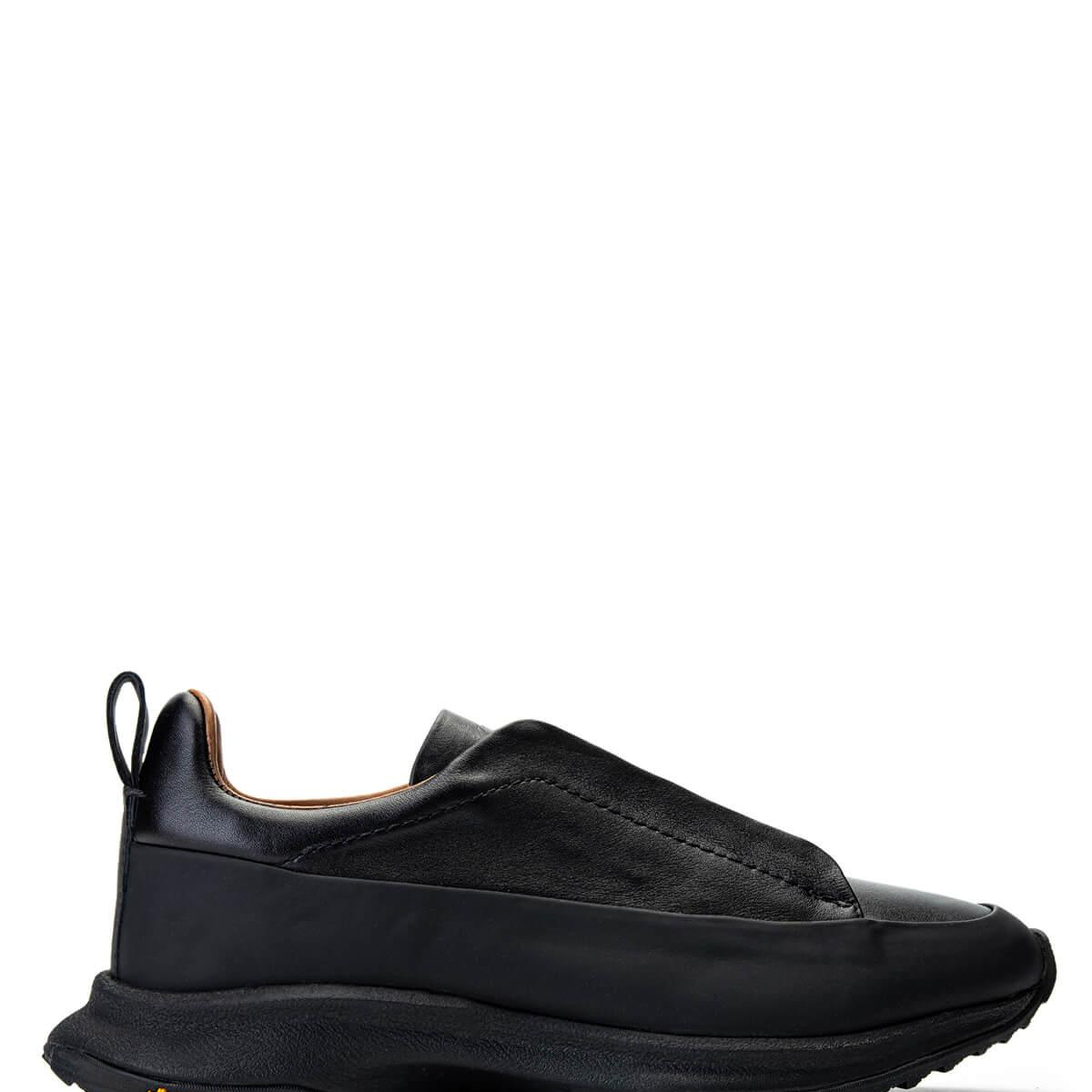 Tamer Tanca Erkek Hakiki Deri Siyah Sneakers & Spor Ayakkabı