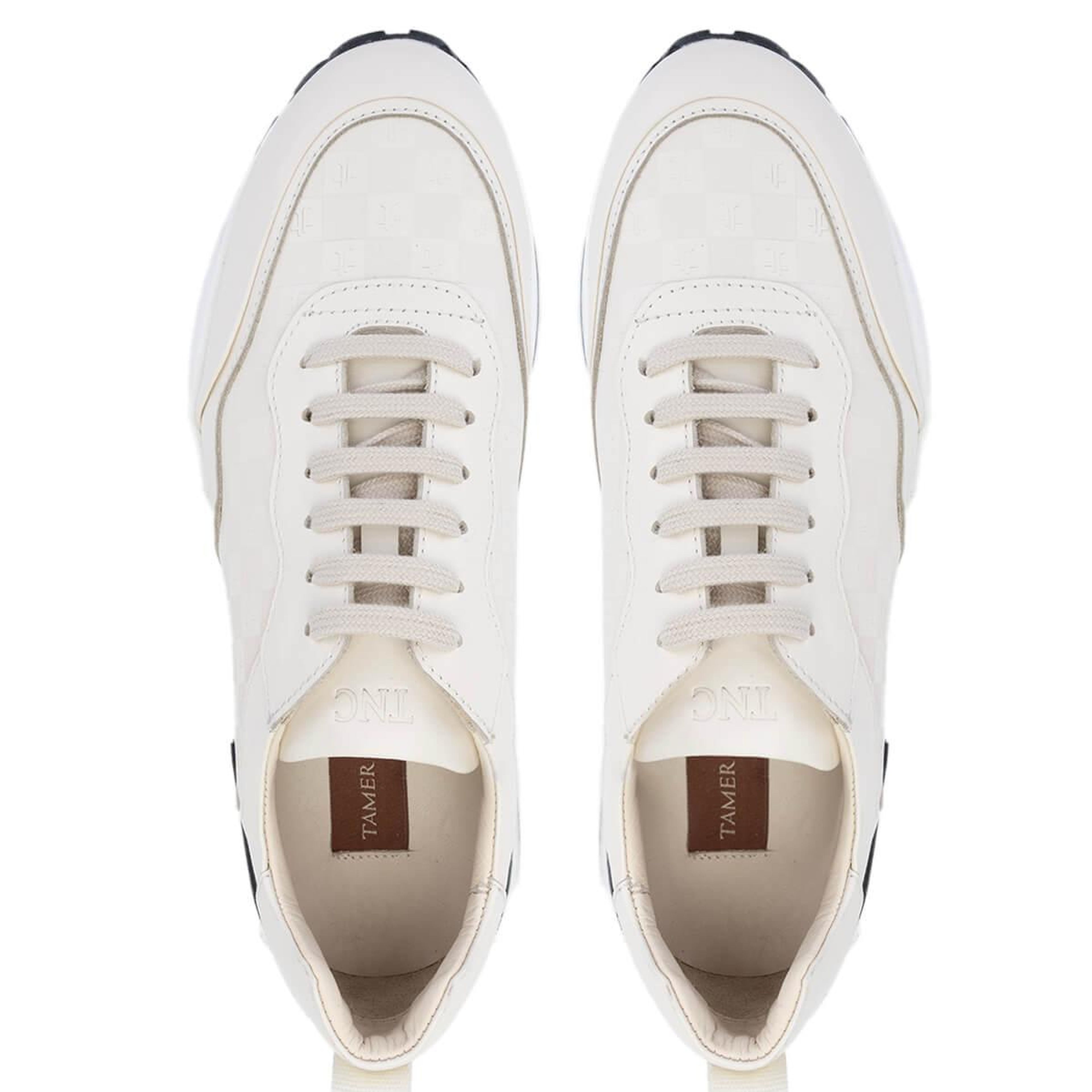 Tamer Tanca Erkek Hakiki Deri Fildişi Sneakers & Spor Ayakkabı