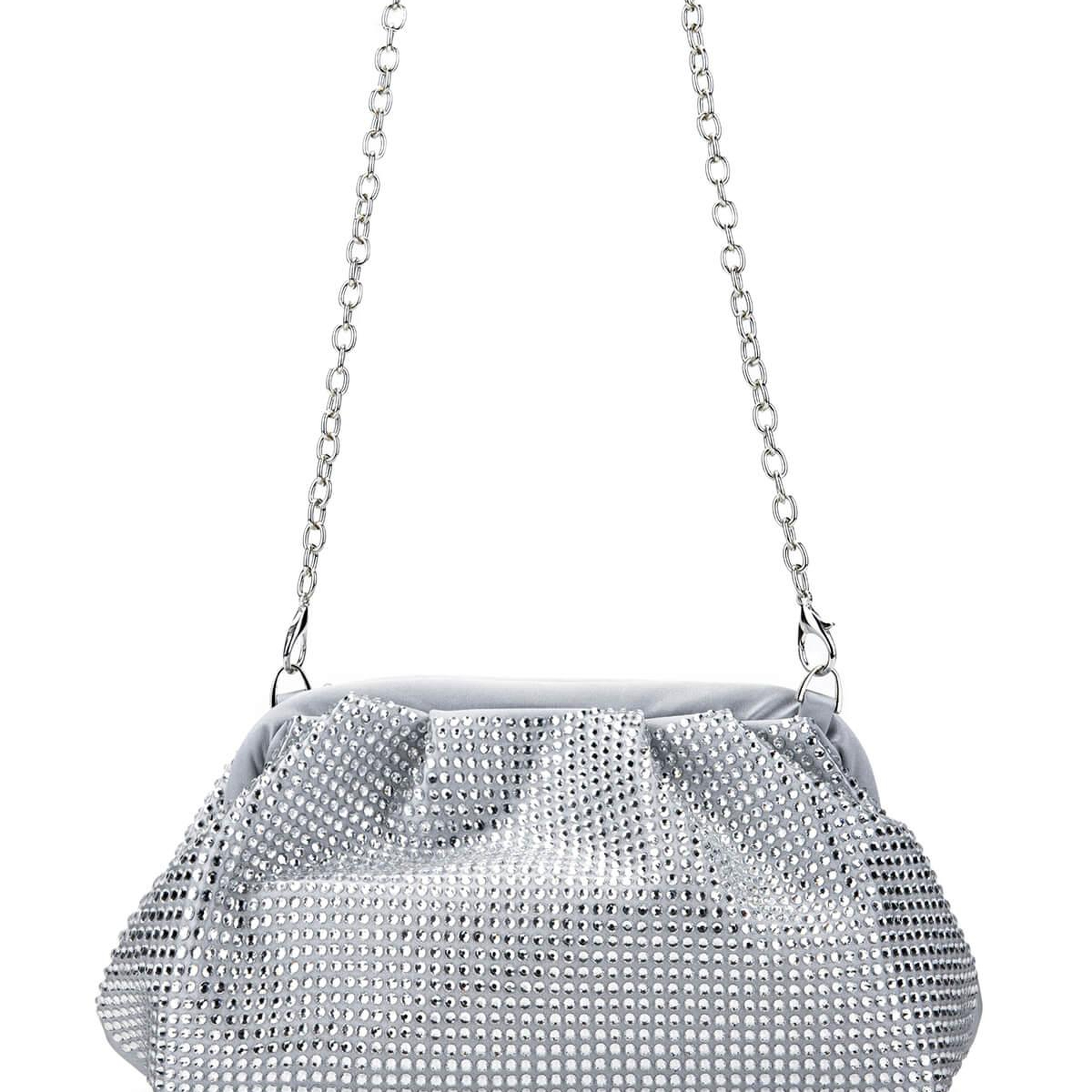 Tamer Tanca Kadın Vegan Gri Abiye Çanta