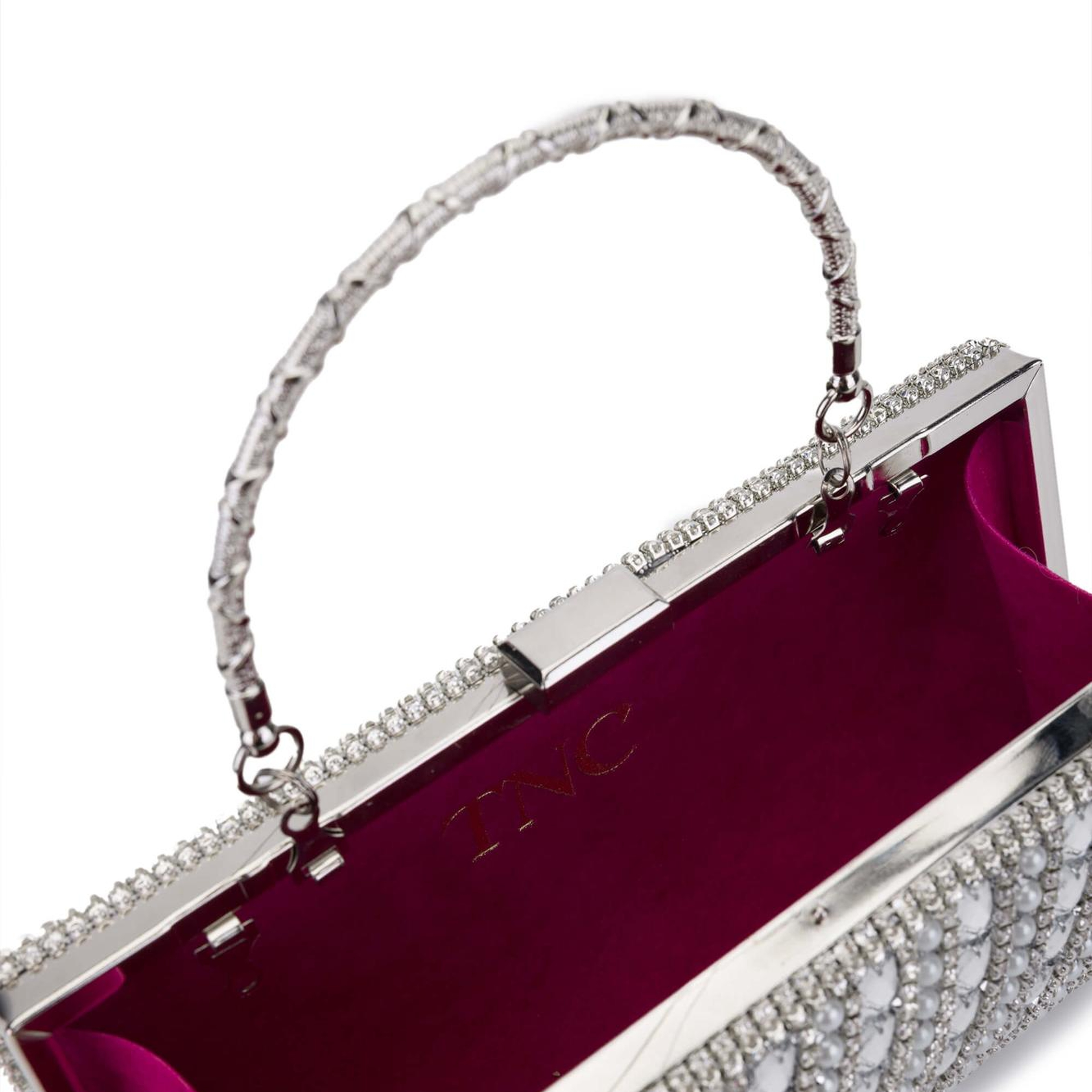 Tamer Tanca Kadın Vegan Gri Abiye Çanta