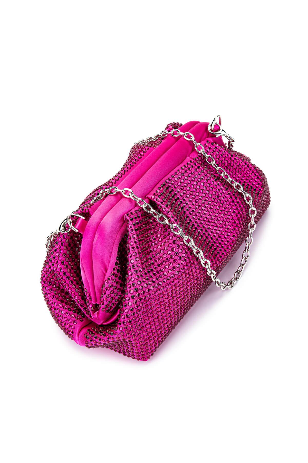 Tamer Tanca Kadın Vegan Fuşya Abiye Çanta