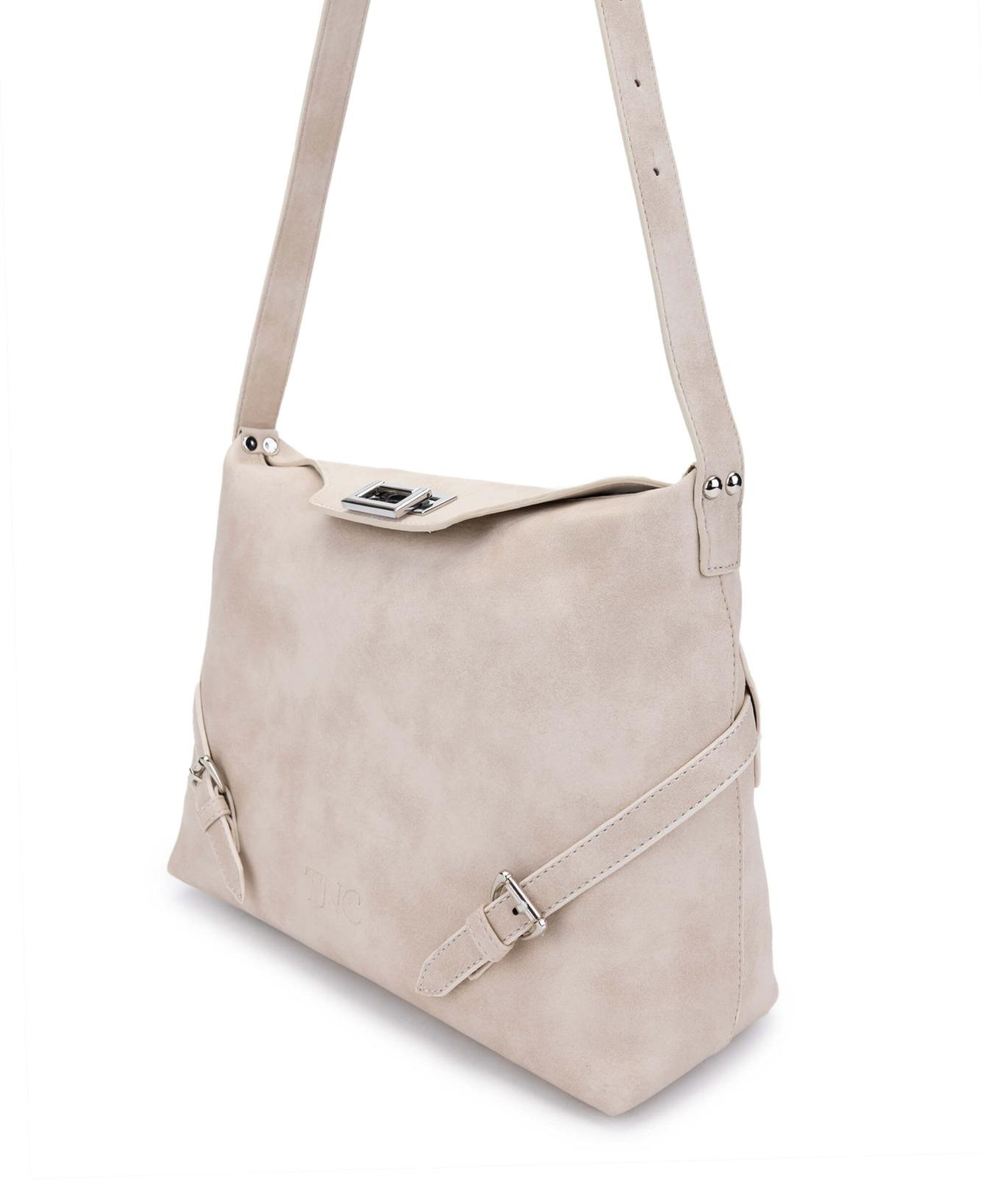 Tamer Tanca Kadın Vegan Bej Omuz Çanta