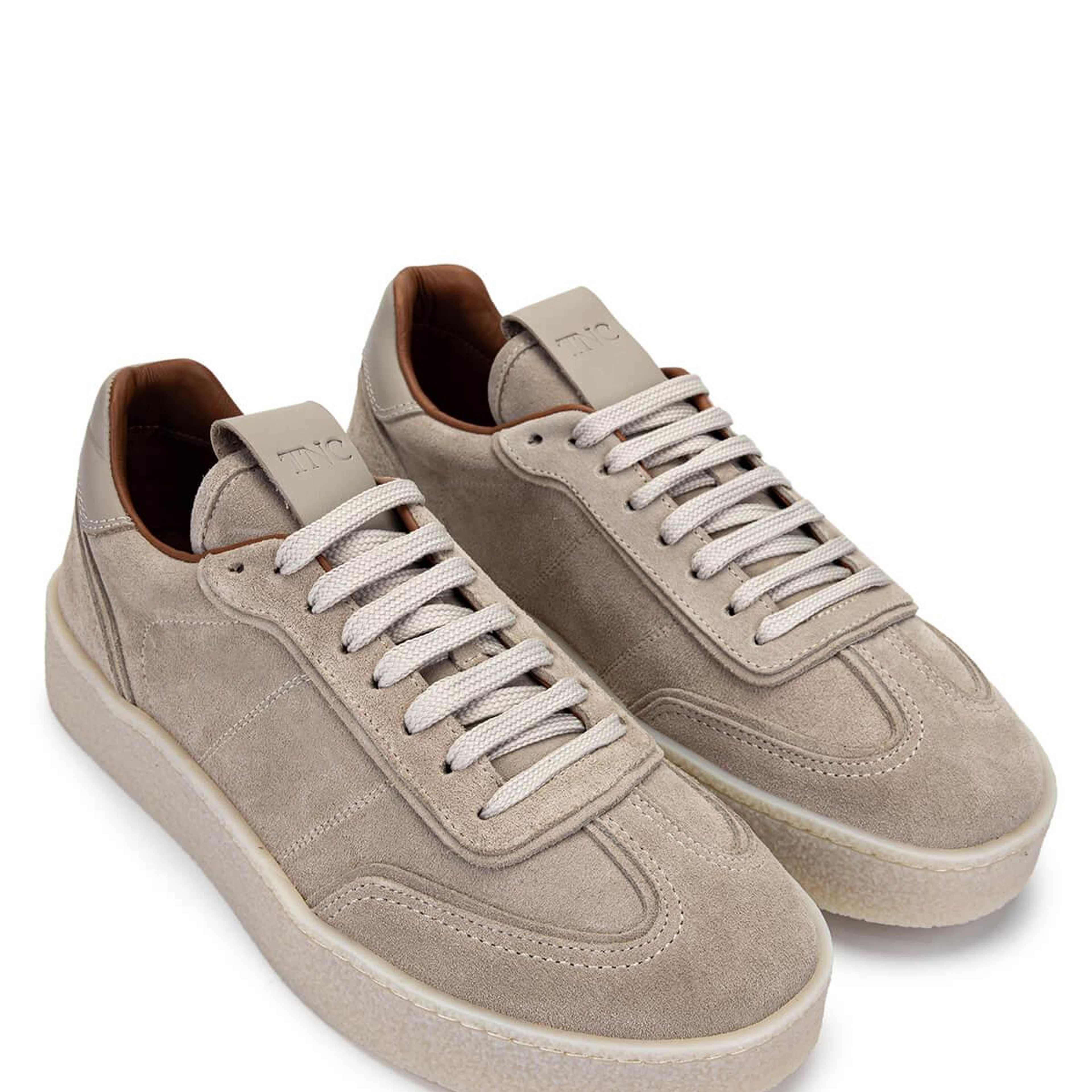 Tamer Tanca Erkek Hakiki Deri Bisküvi Süet Sneakers & Spor Ayakkabı