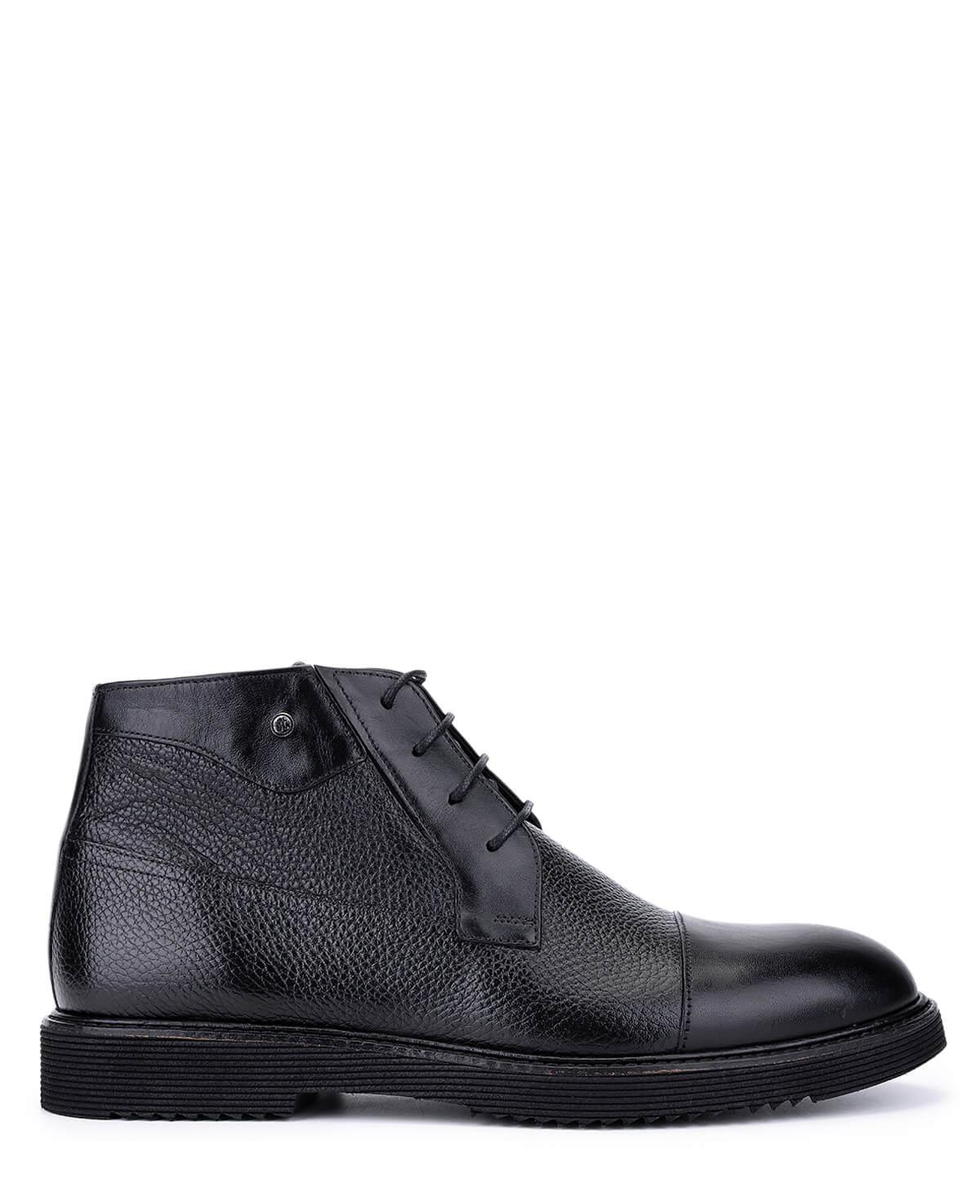 Tamer Tanca Erkek Hakiki Deri Siyah Klasik Bot