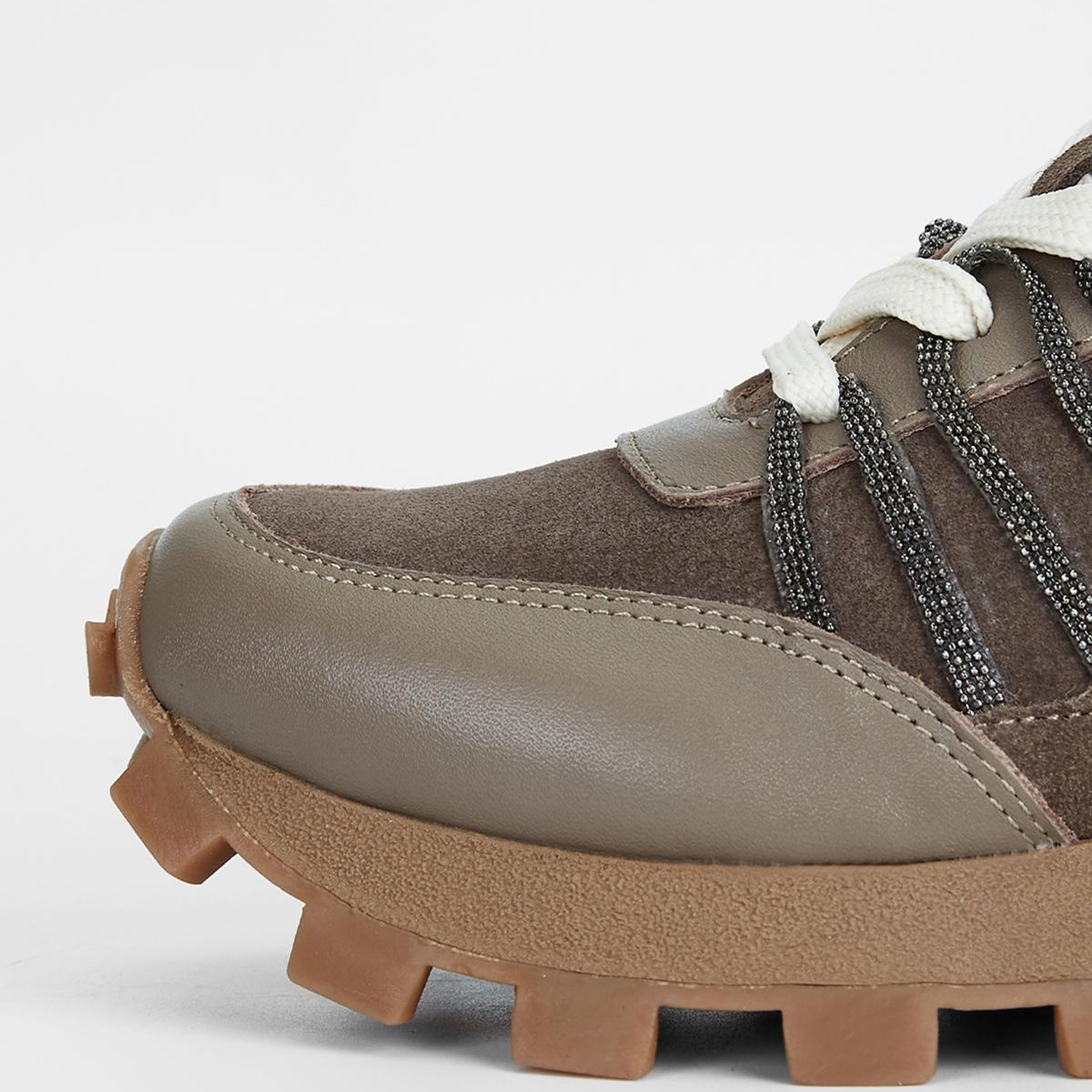 Valmenti Kadın Hakiki Deri Vizon Süet Sneakers & Spor Ayakkabı