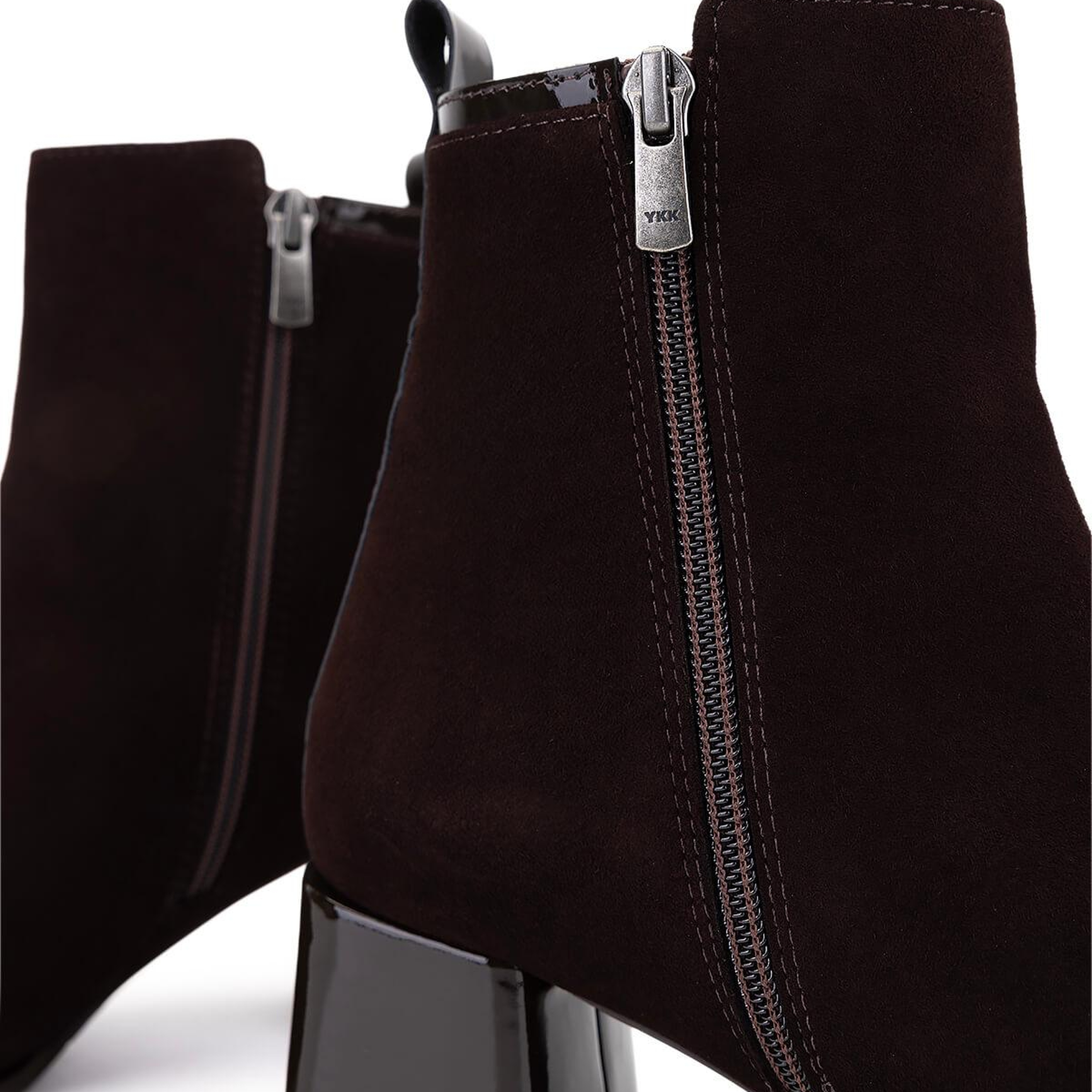 Tamer Tanca Kadın Hakiki Deri Kahverengi Süet Topuklu Bot