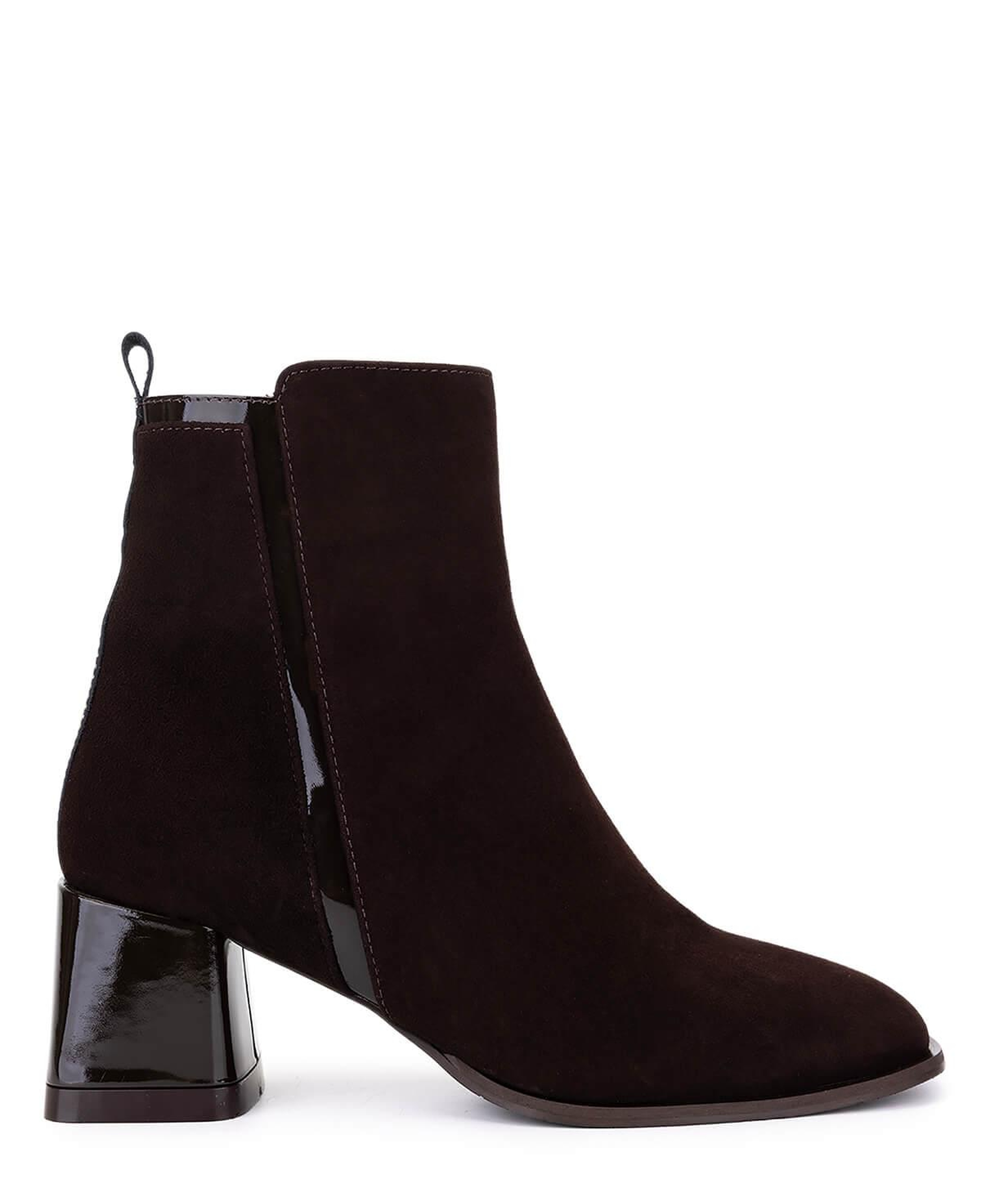 Tamer Tanca Kadın Hakiki Deri Kahverengi Süet Topuklu Bot