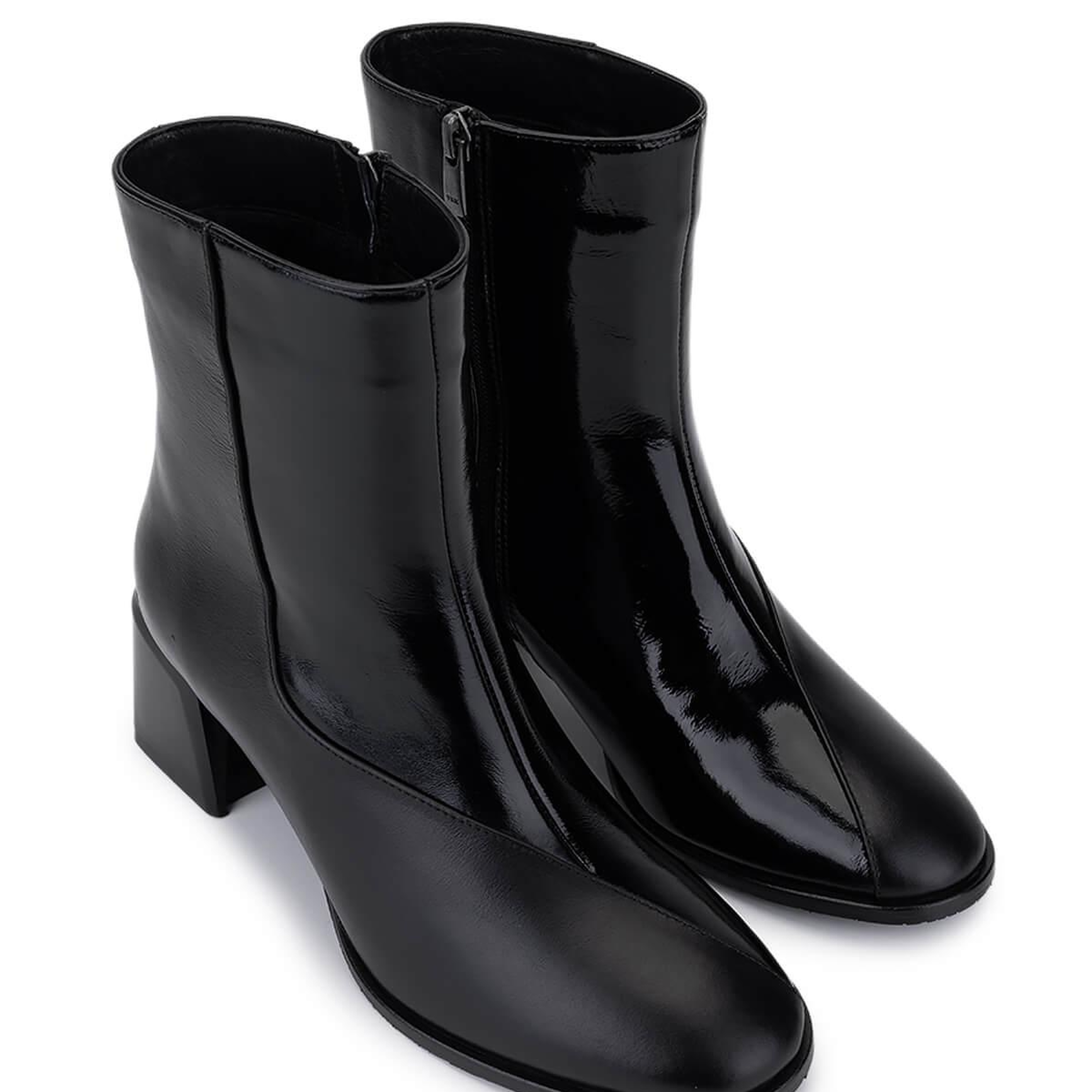 Tamer Tanca Kadın Hakiki Deri Siyah Topuklu Bot