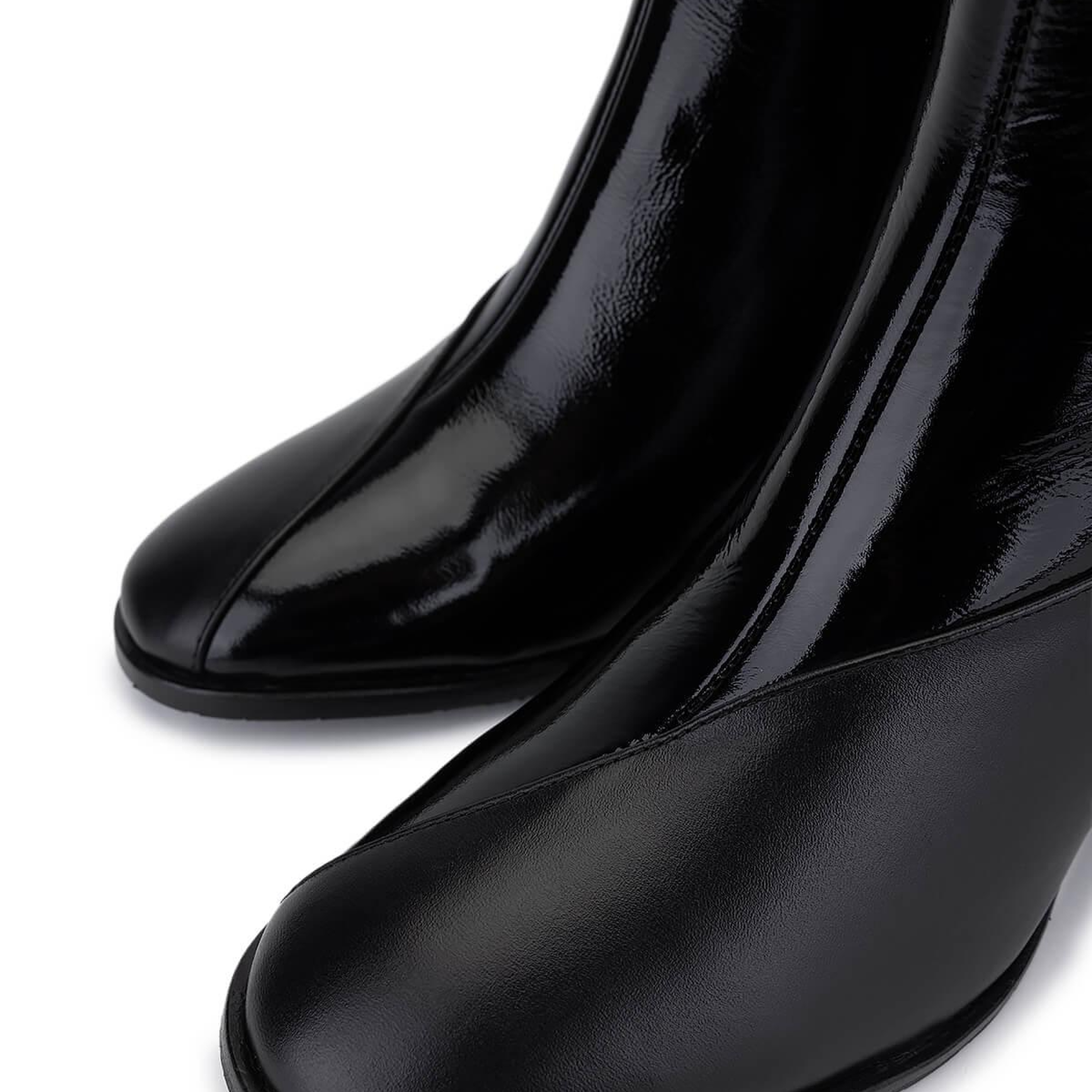 Tamer Tanca Kadın Hakiki Deri Siyah Topuklu Bot