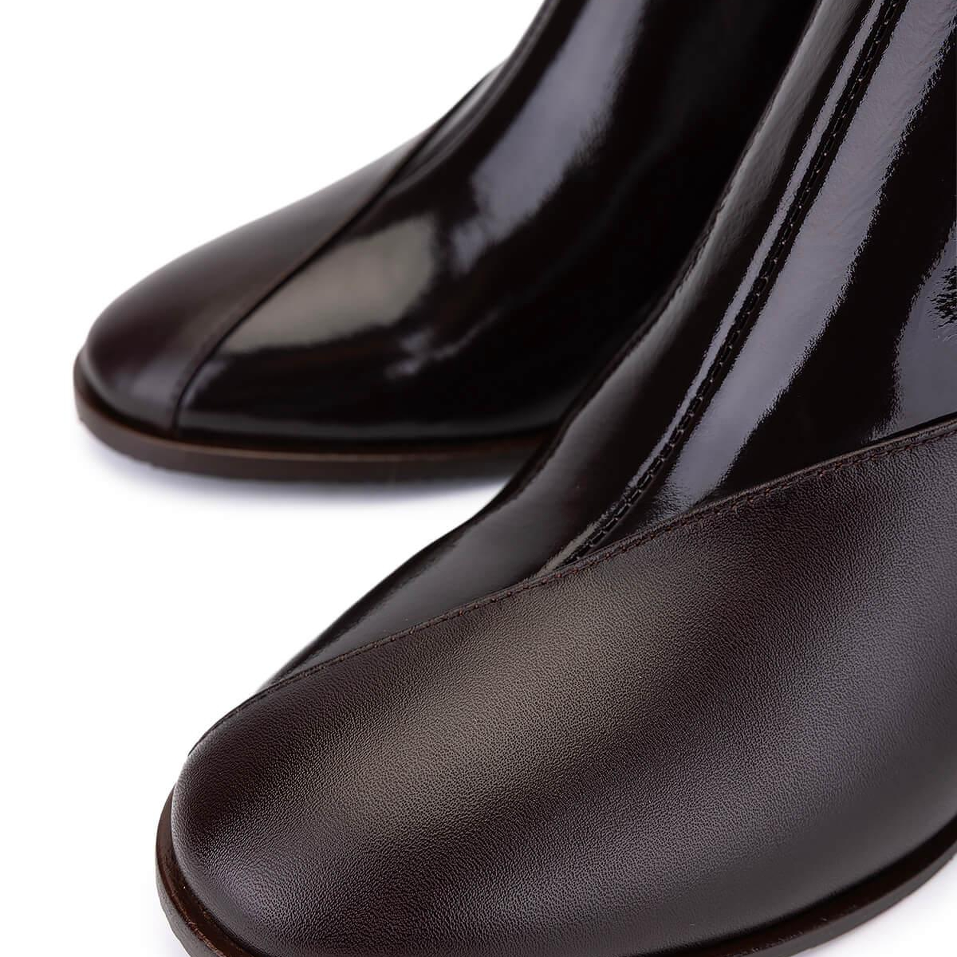 Tamer Tanca Kadın Hakiki Deri Kahverengi Topuklu Bot