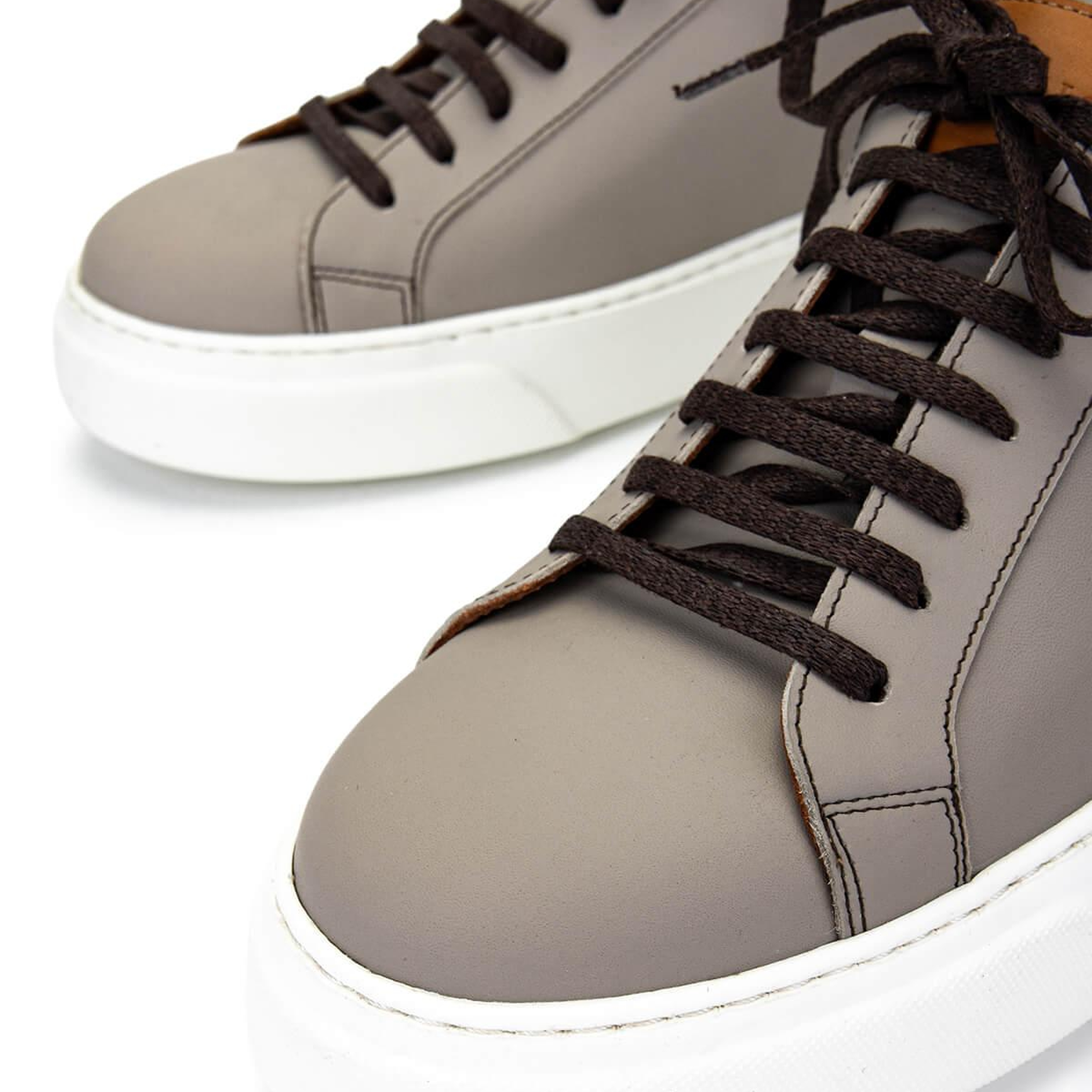 Tamer Tanca Erkek Hakiki Deri Bej Sneakers & Spor Ayakkabı