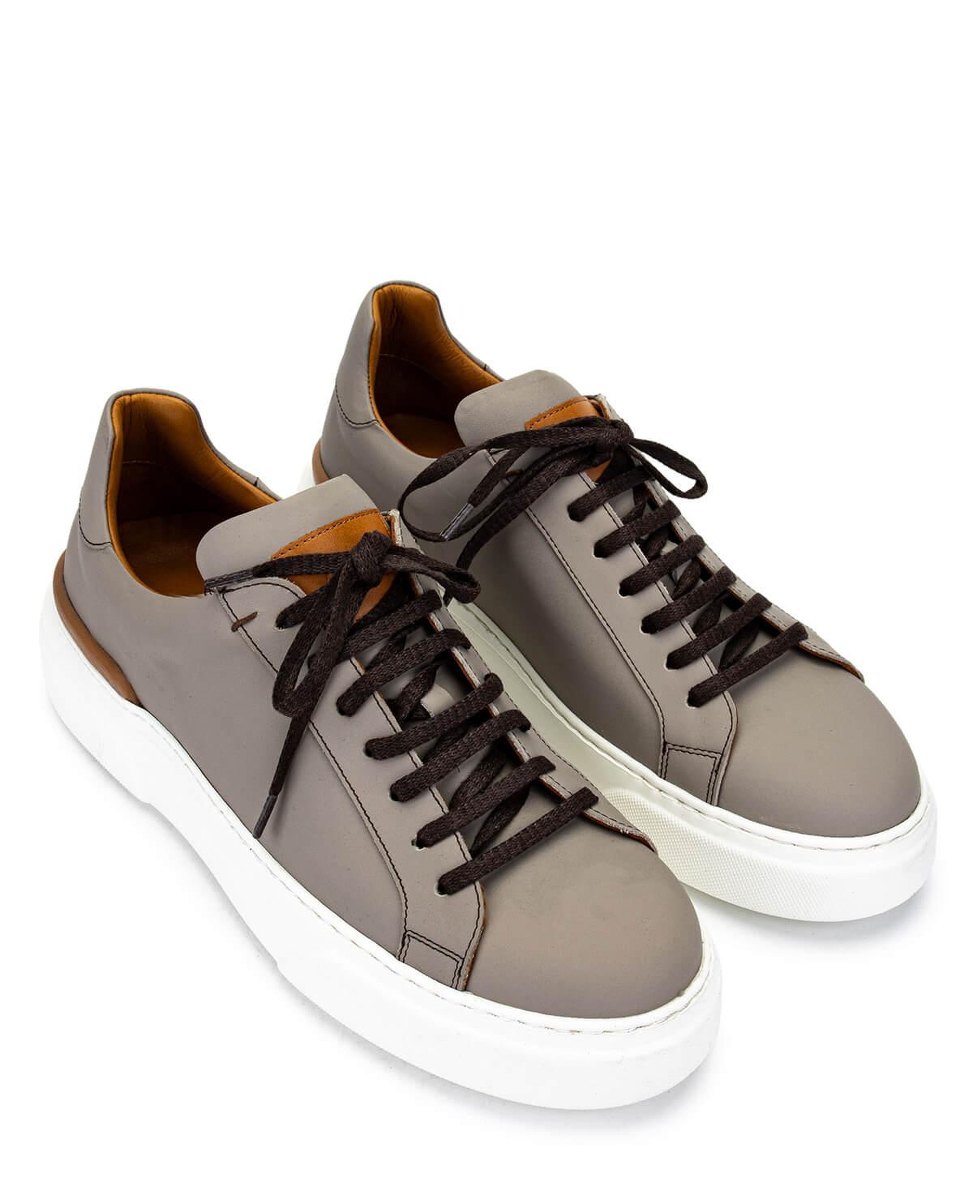 Tamer Tanca Erkek Hakiki Deri Bej Sneakers & Spor Ayakkabı