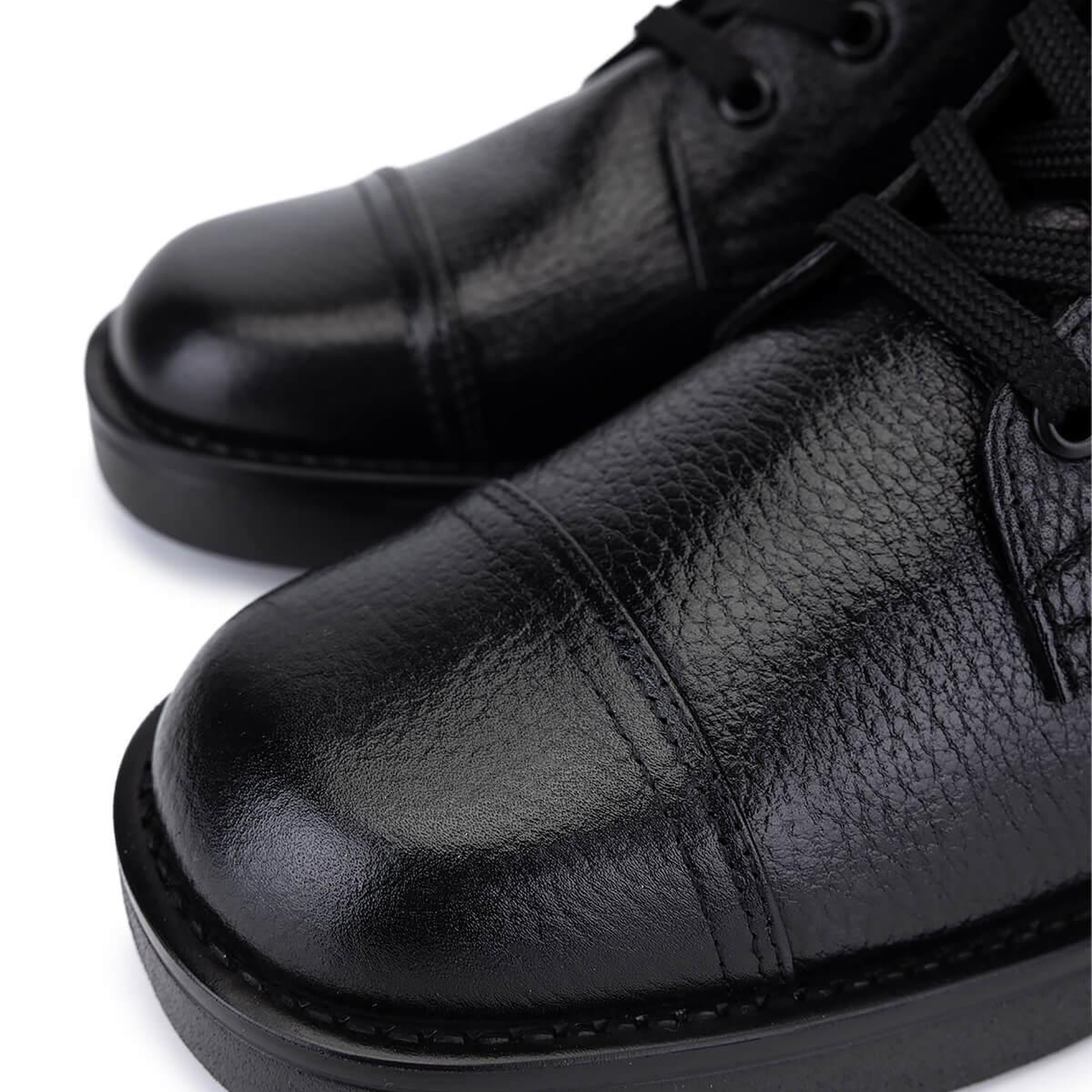 Tamer Tanca Kadın Hakiki Deri Siyah Floter Casual Bot