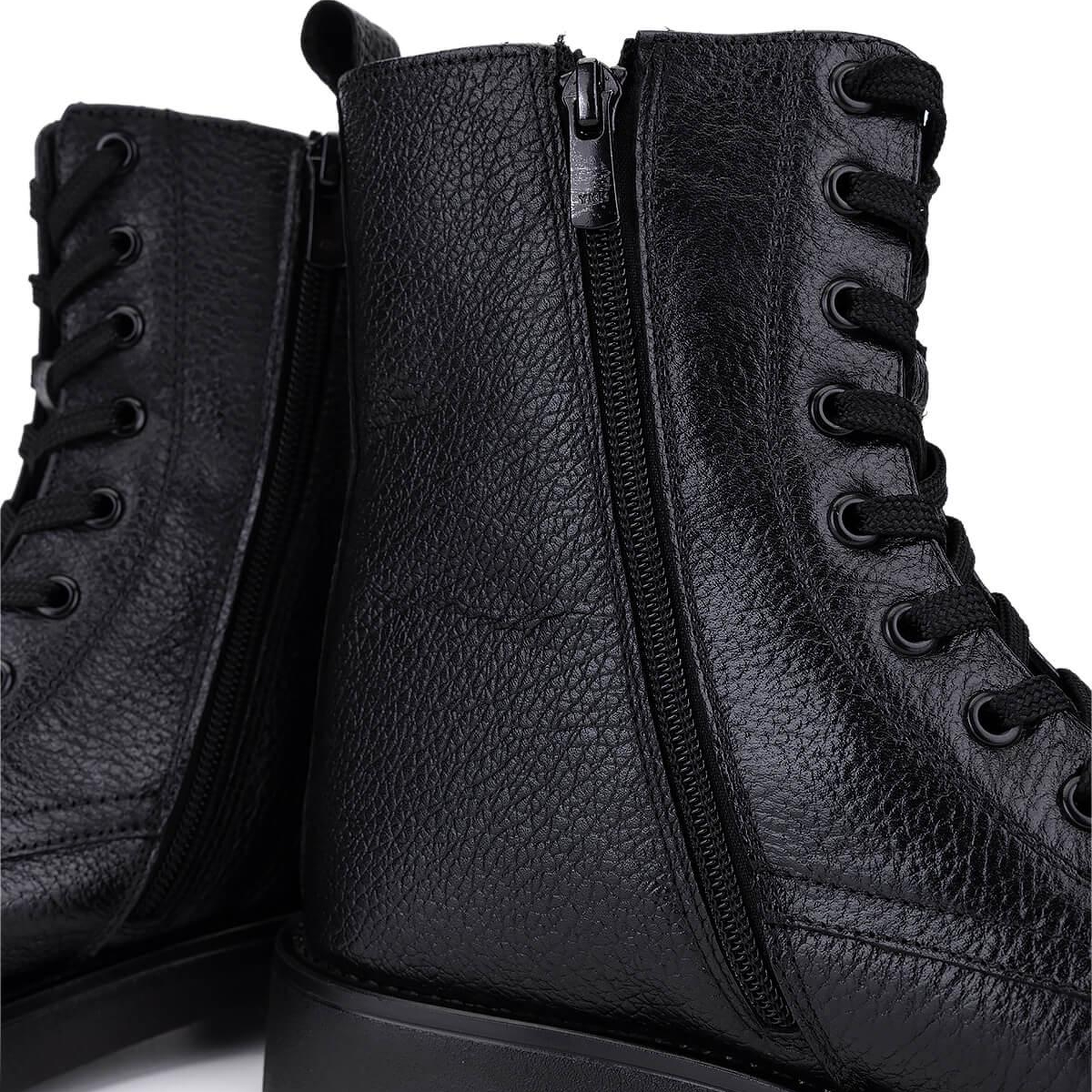 Tamer Tanca Kadın Hakiki Deri Siyah Floter Casual Bot