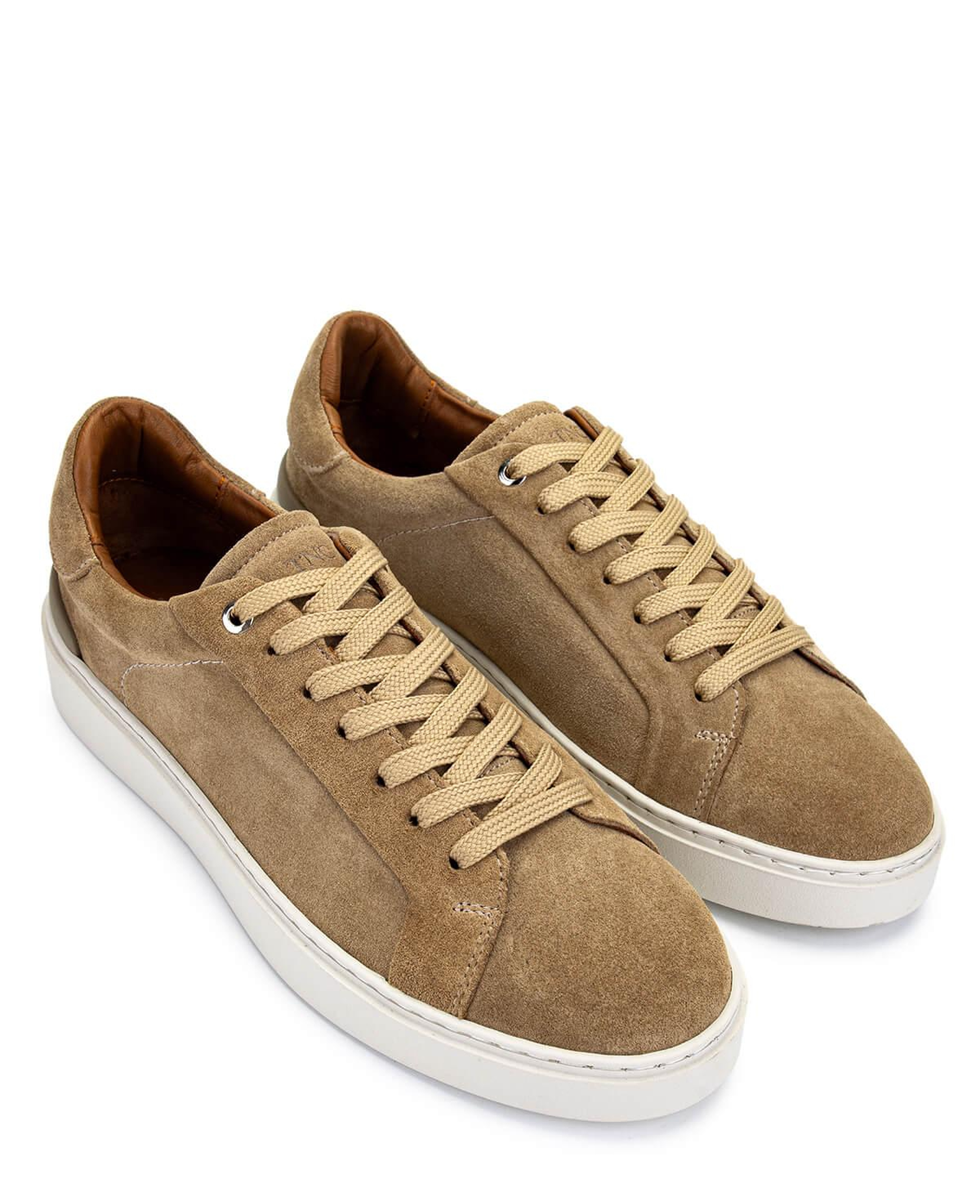 Tamer Tanca Erkek Hakiki Deri Kum Beji Sneakers & Spor Ayakkabı